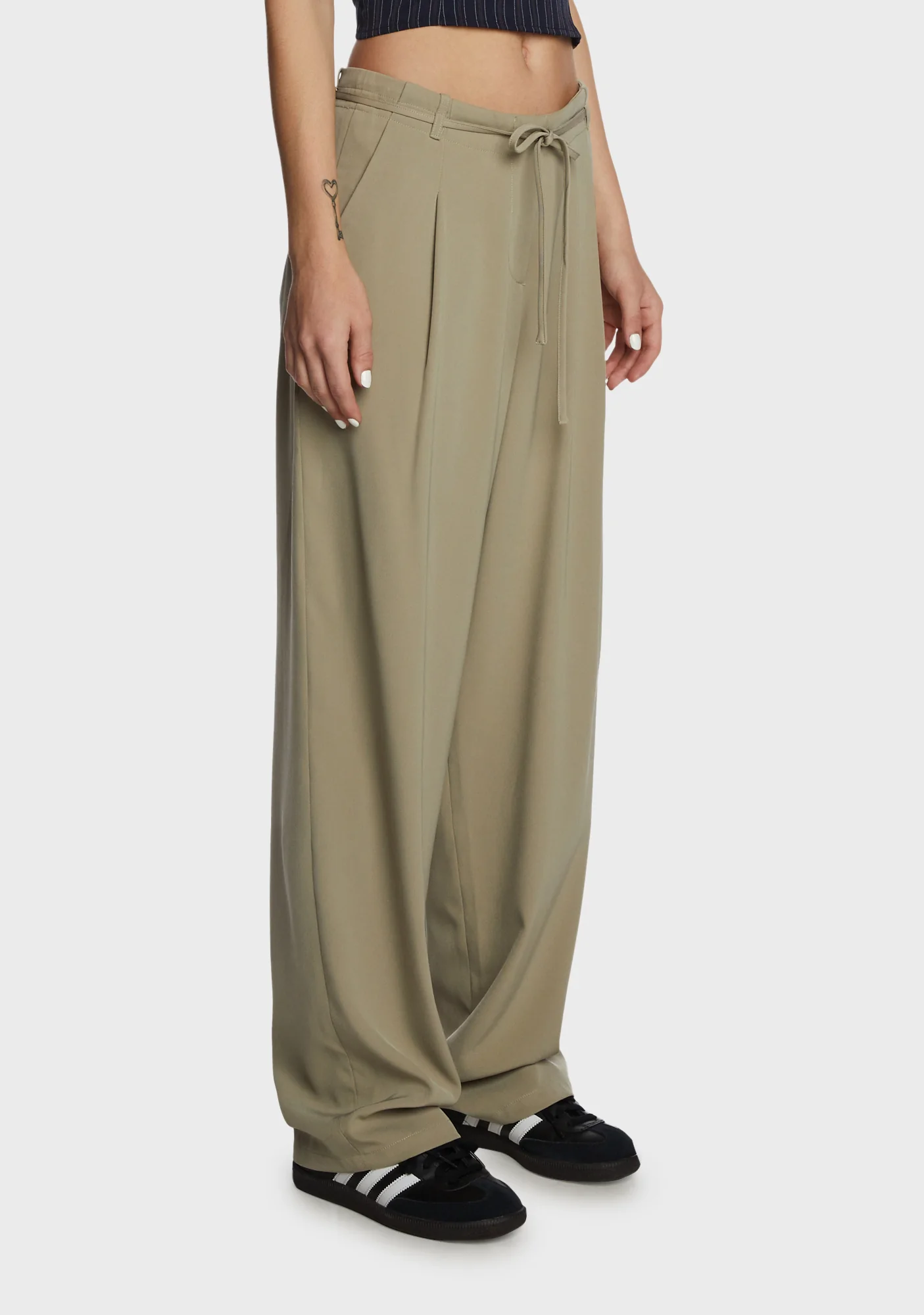 Sabria Wide Leg Trousers - Image 3