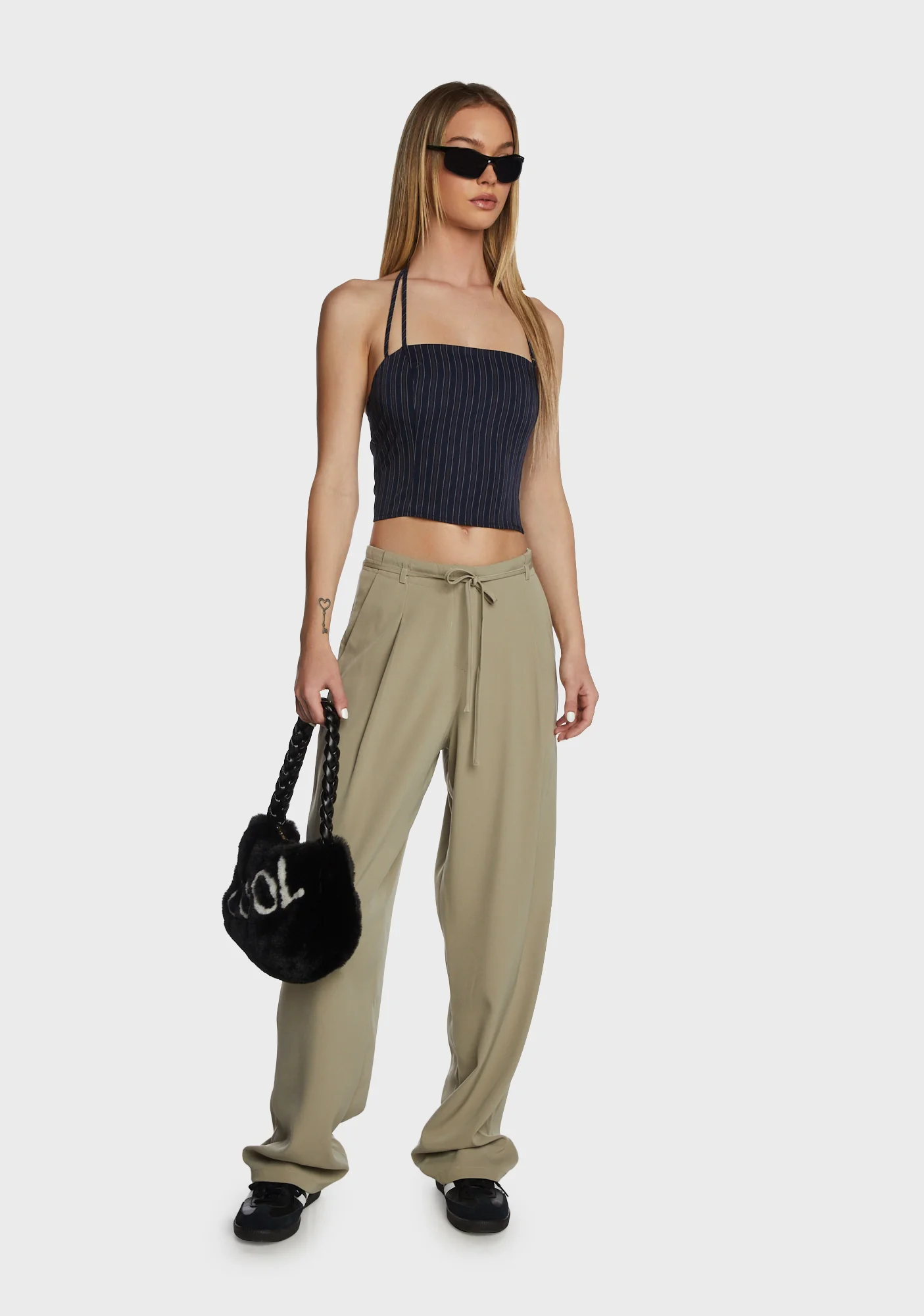 Sabria Wide Leg Trousers - Image 4
