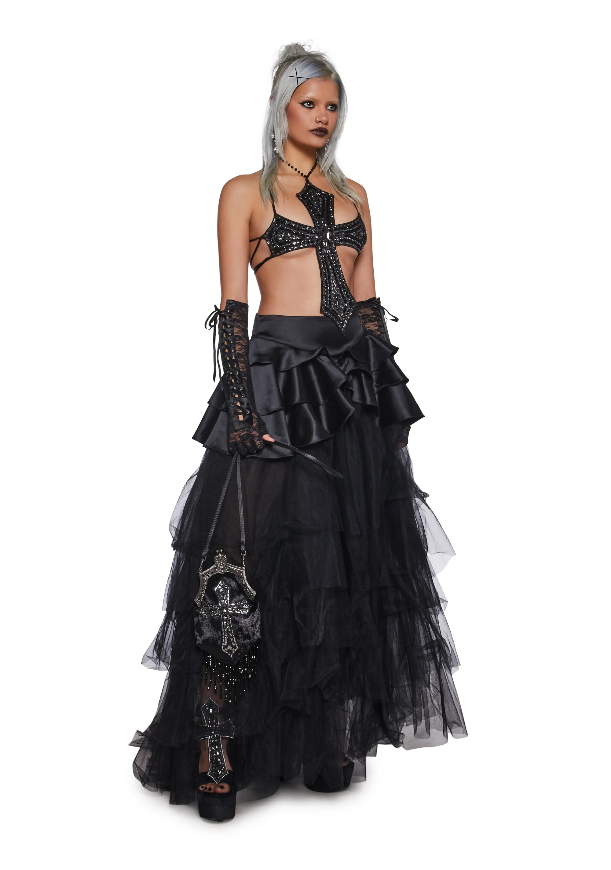 Sacred Vigil Fringe Shoulder Bag - Image 6