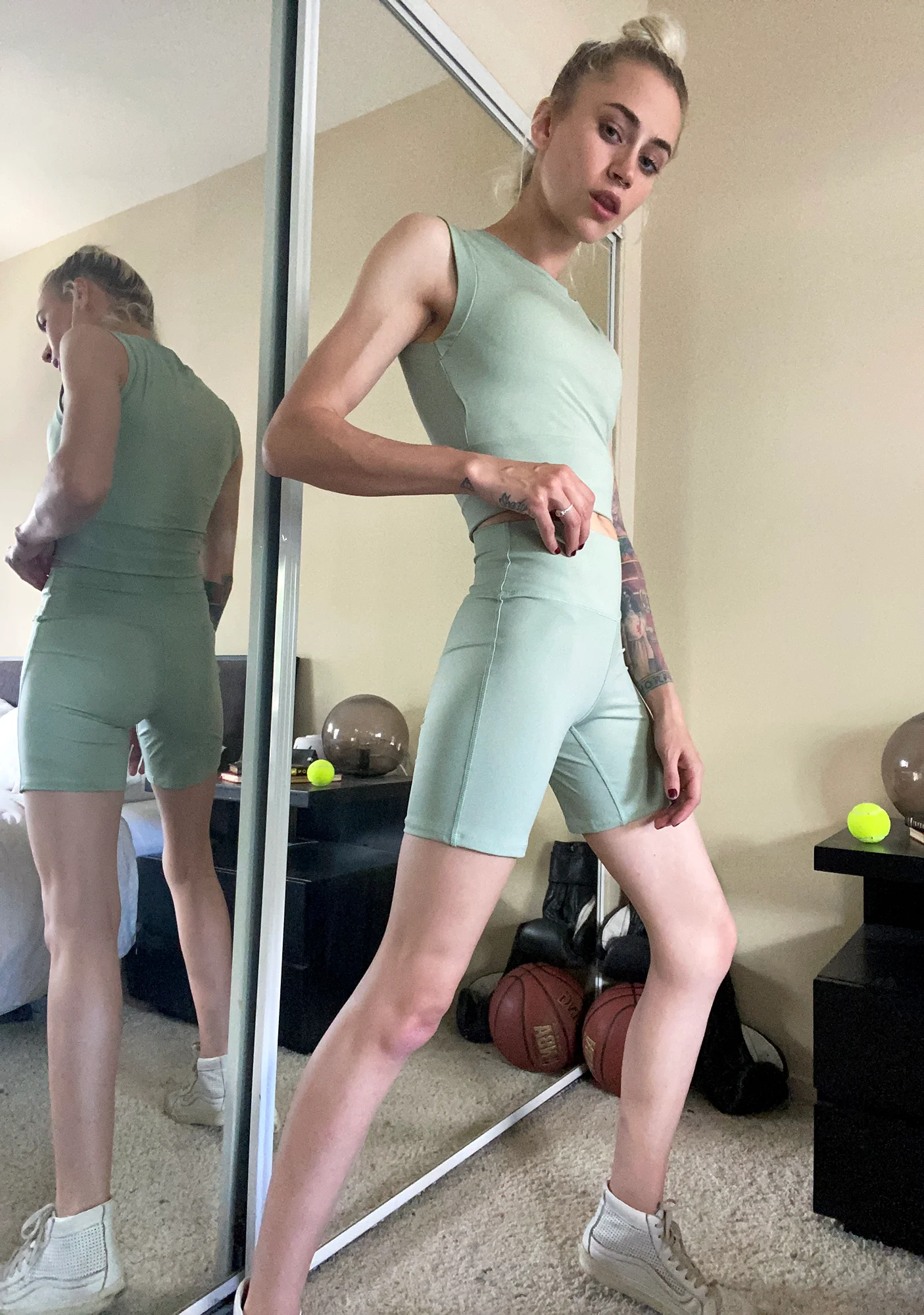 Sage Made To Win Crop Tank - Image 3