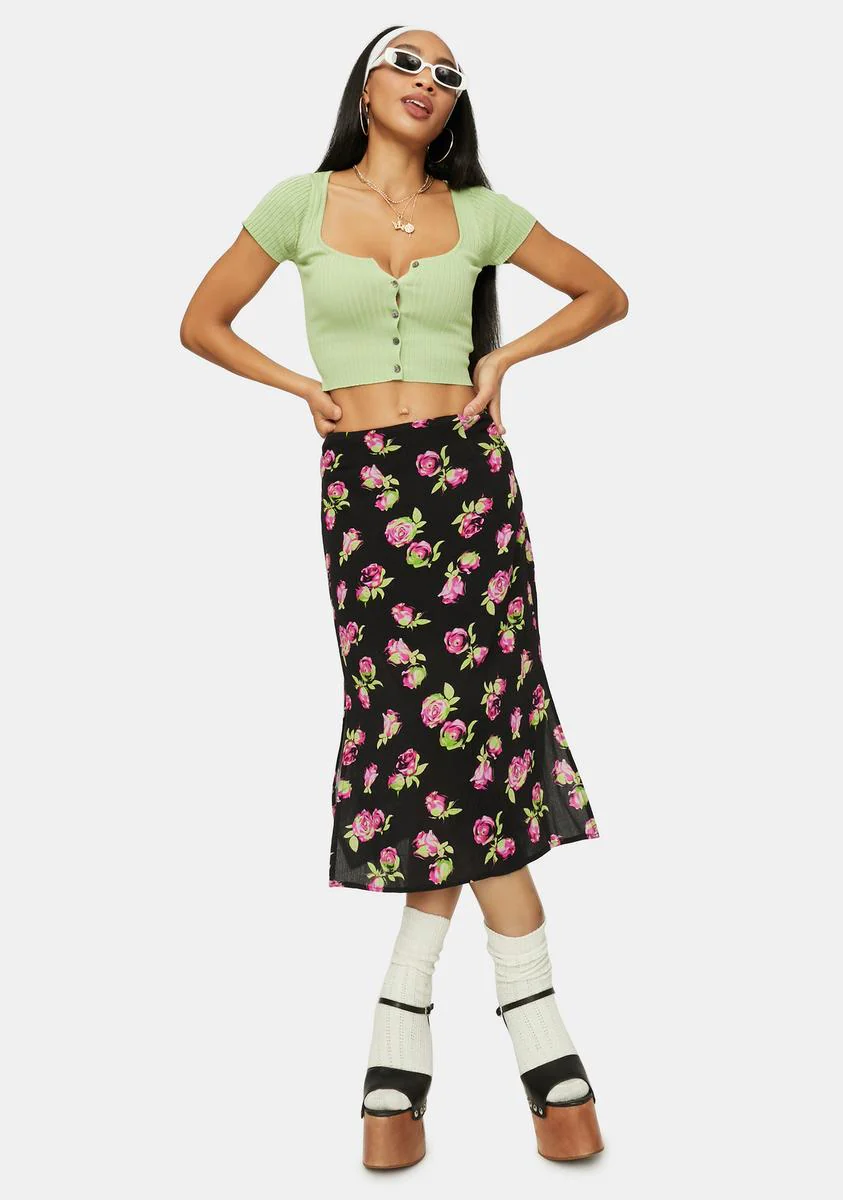Sage Make Your Choice Crop Top - Image 3