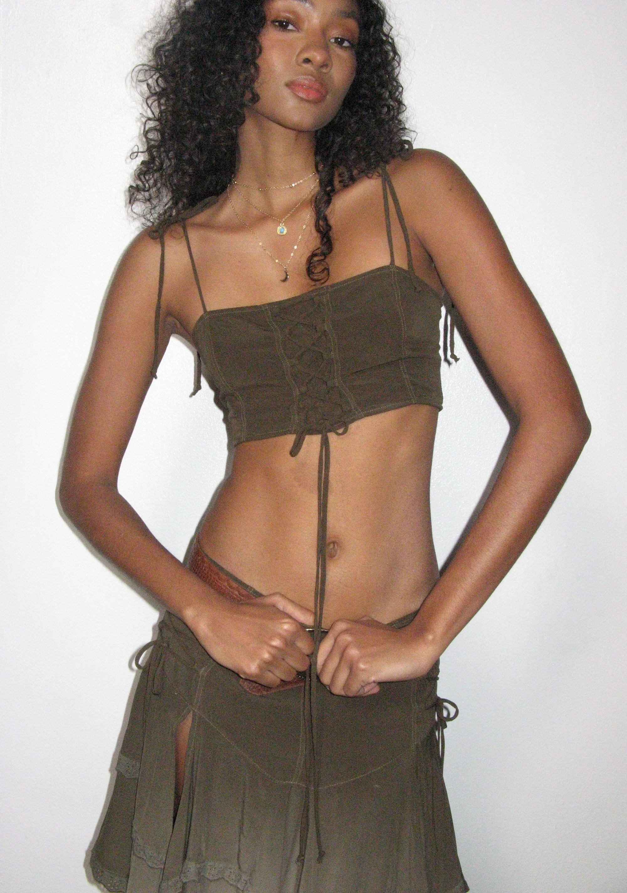 Sahara Wildflower Maxi Skirt Set - Green - Image 6