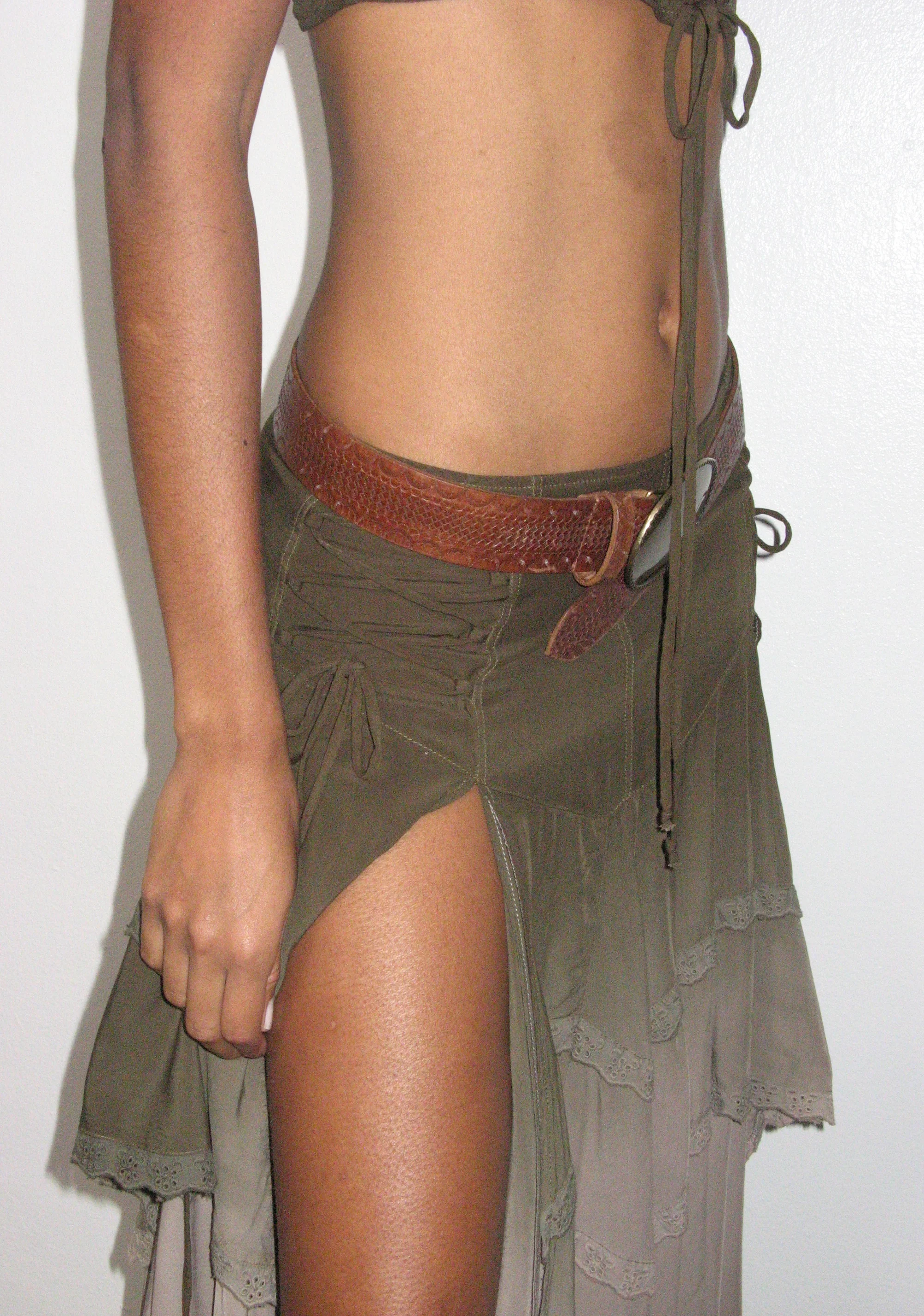 Sahara Wildflower Maxi Skirt Set - Green - Image 8