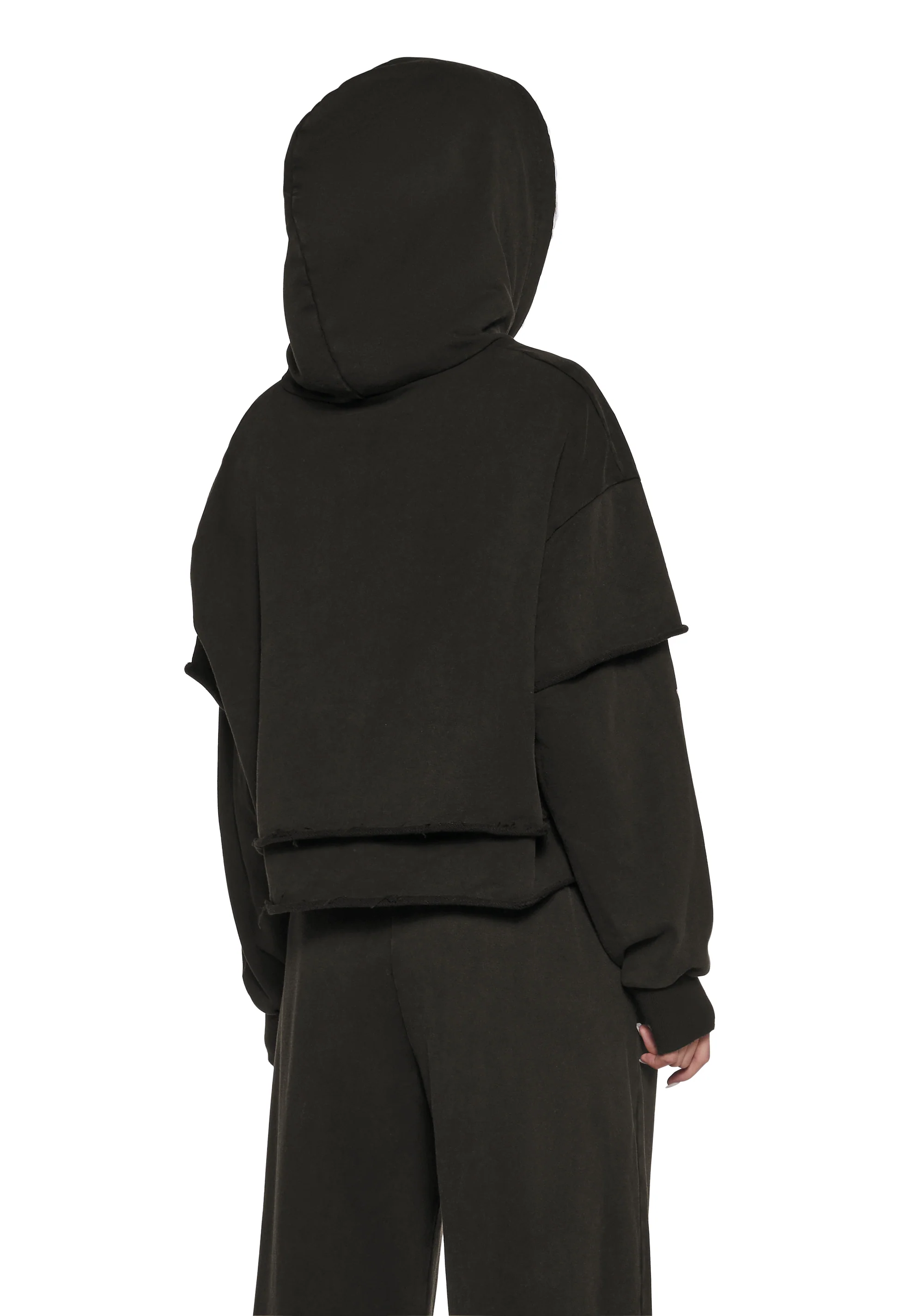 Sakura Cropped Hoodie - Image 4