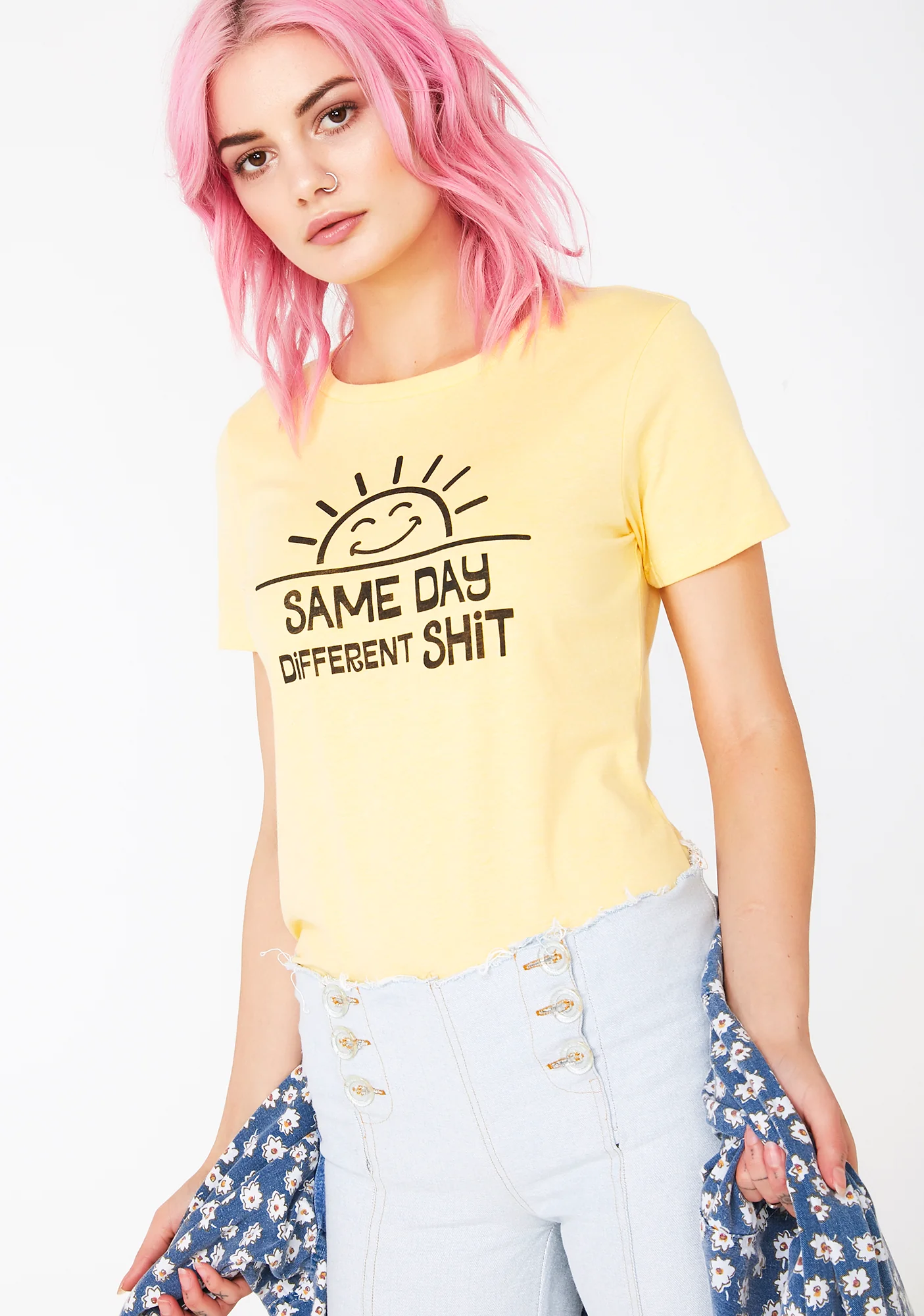 Same Day Different Shit Tee - Image 2