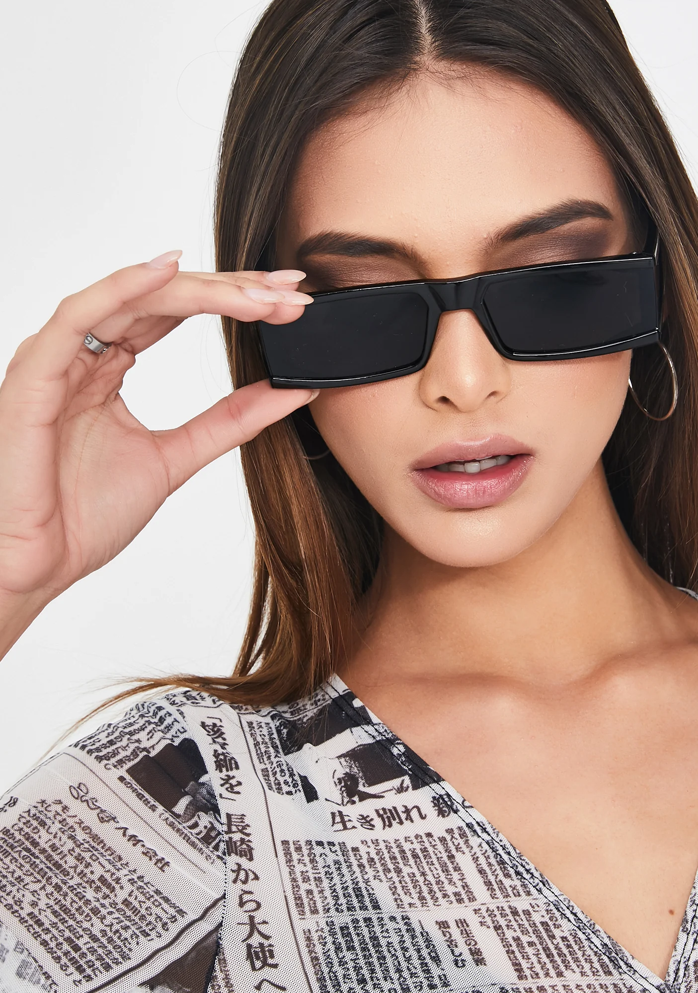Same Wave Square Sunglasses - Image 4