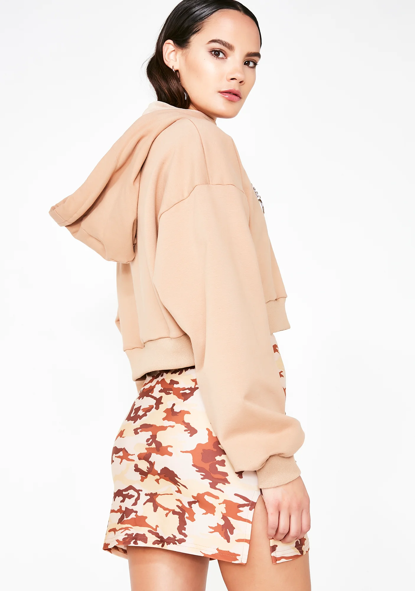 Sand Camo Mini Skirt - Image 5
