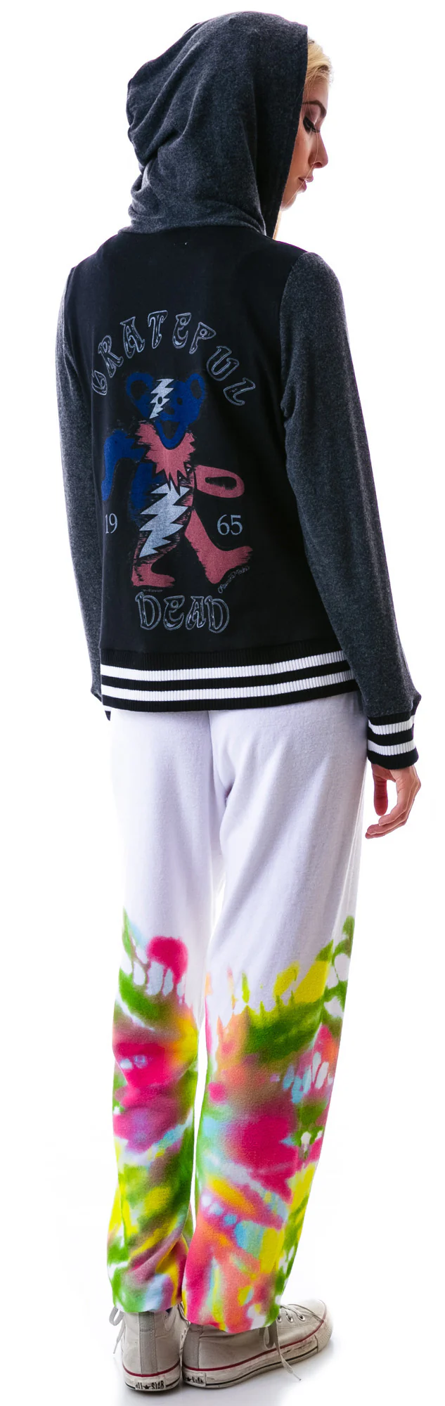 Sandra Dead Head Varsity Zip Up - Image 4