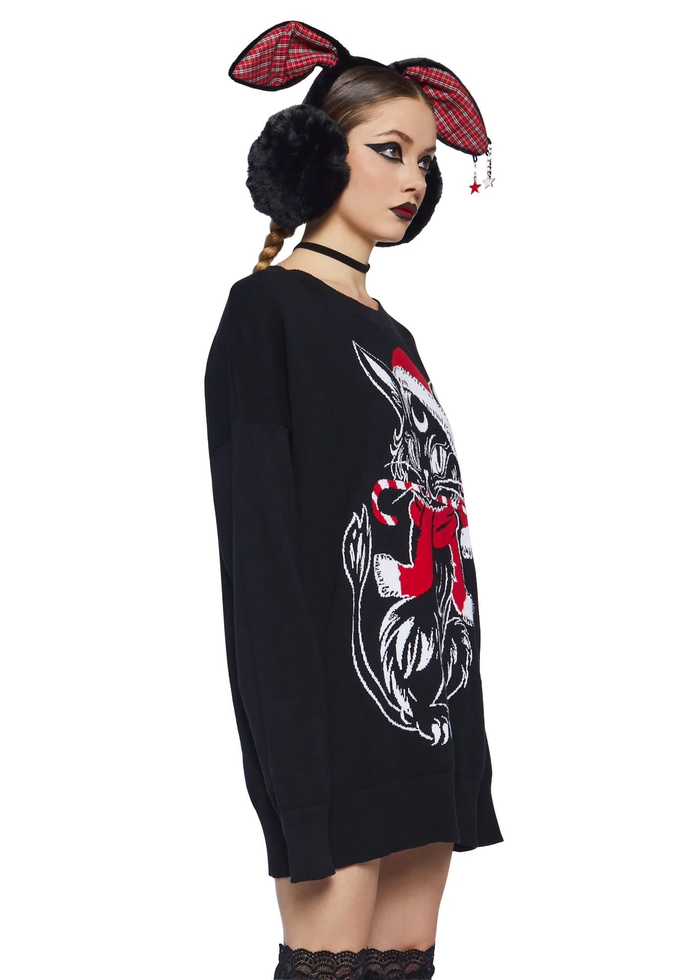 Purrfect Present Oversized Sweater - Image 3