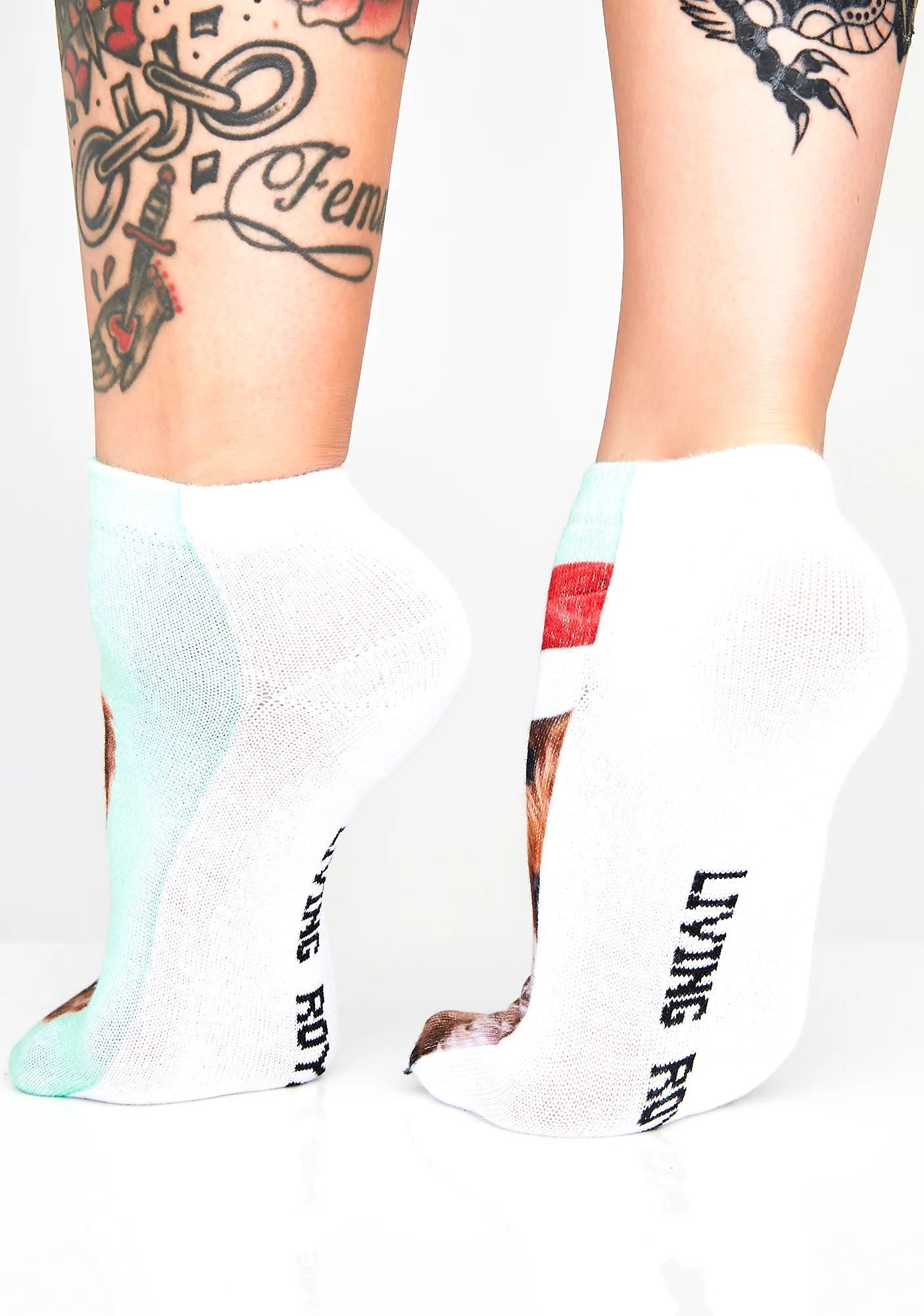 Santa Puppy Ankle Socks - Image 4