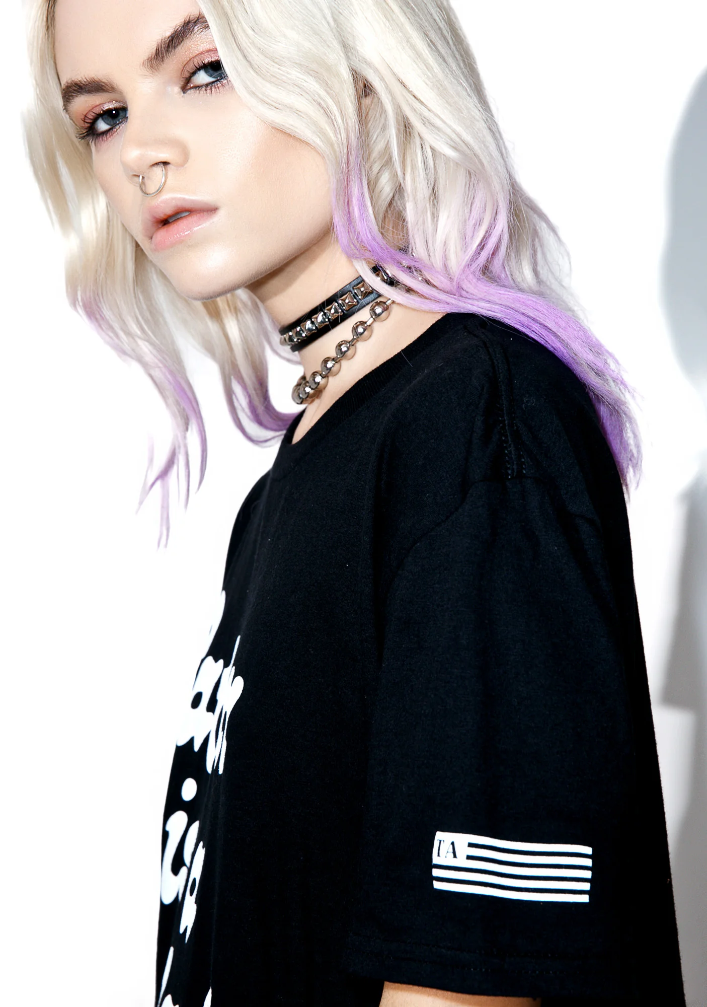 Satan Is A Lady Tee - Image 3