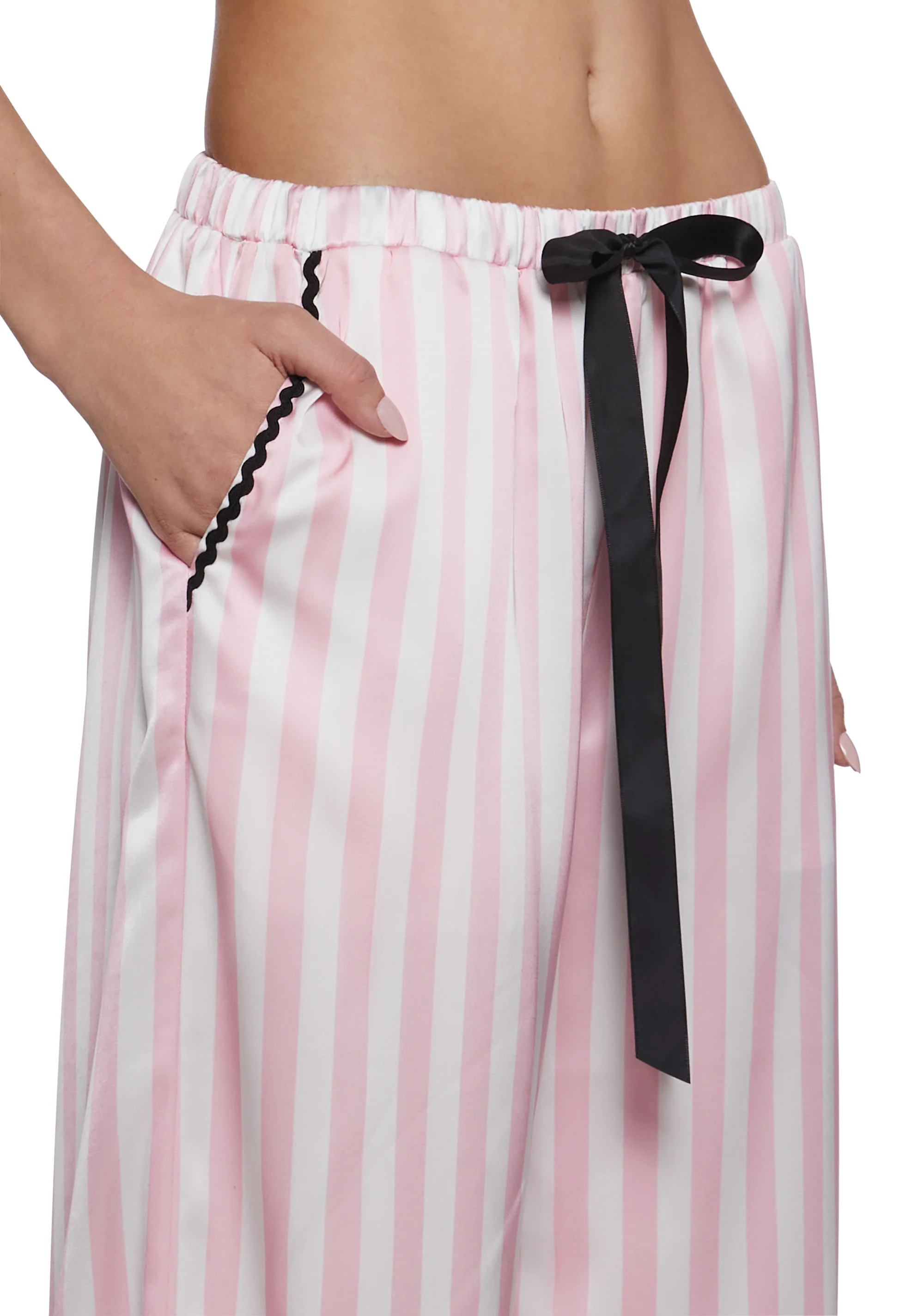 Retro Cutie Satin Sleep Pants - Image 5