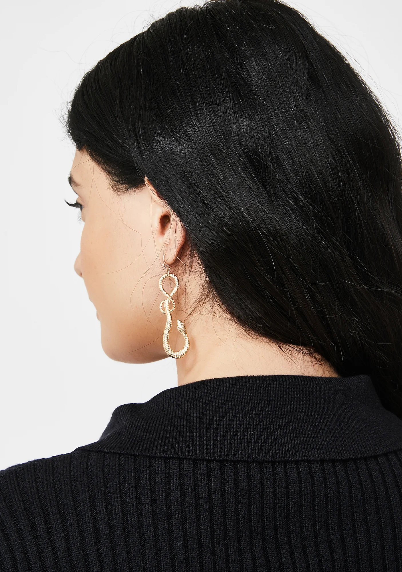 Savage Loyalty Snake Earrings - Image 3