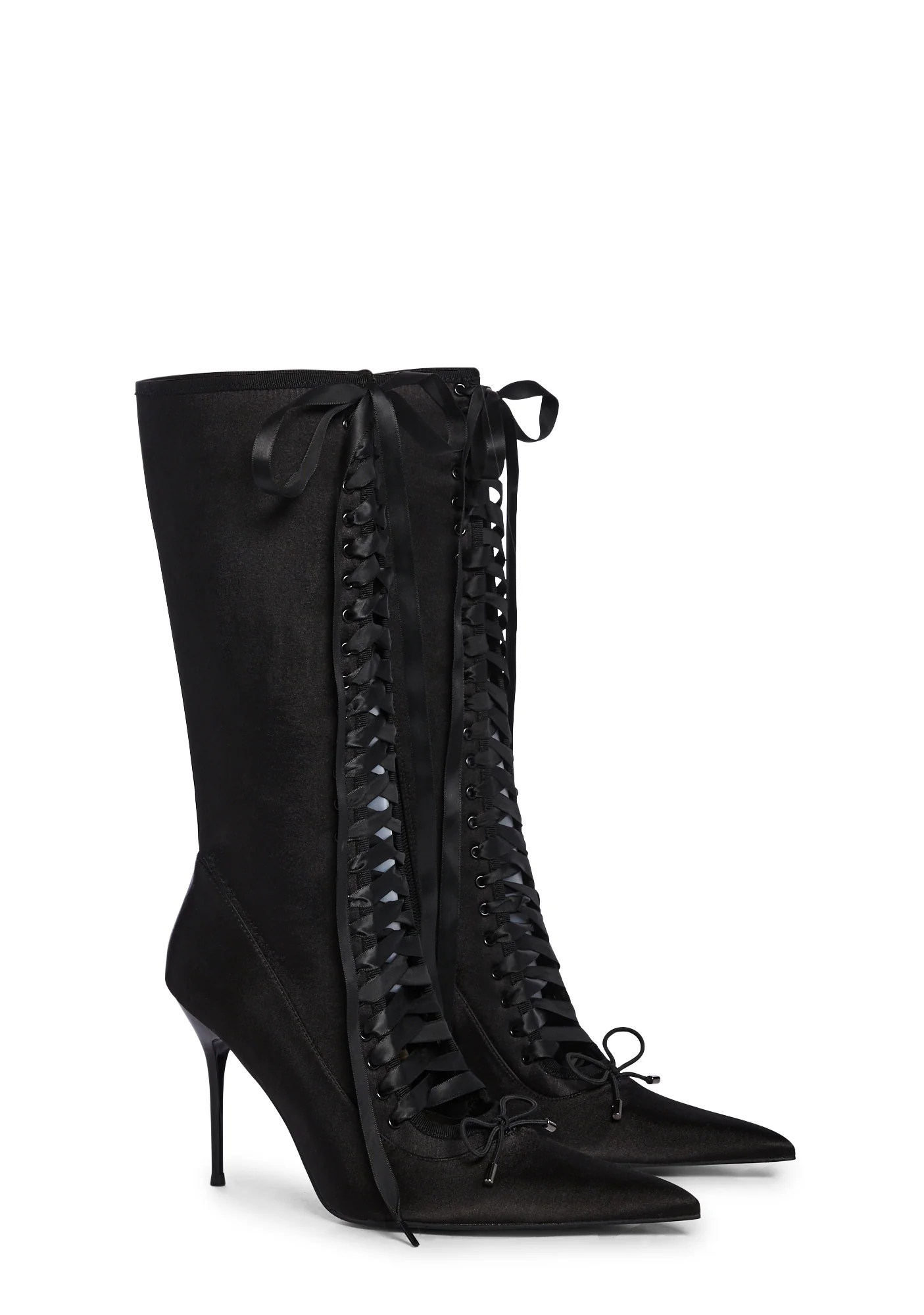 Scandalous Seduction Heeled Boots - Black - Image 3