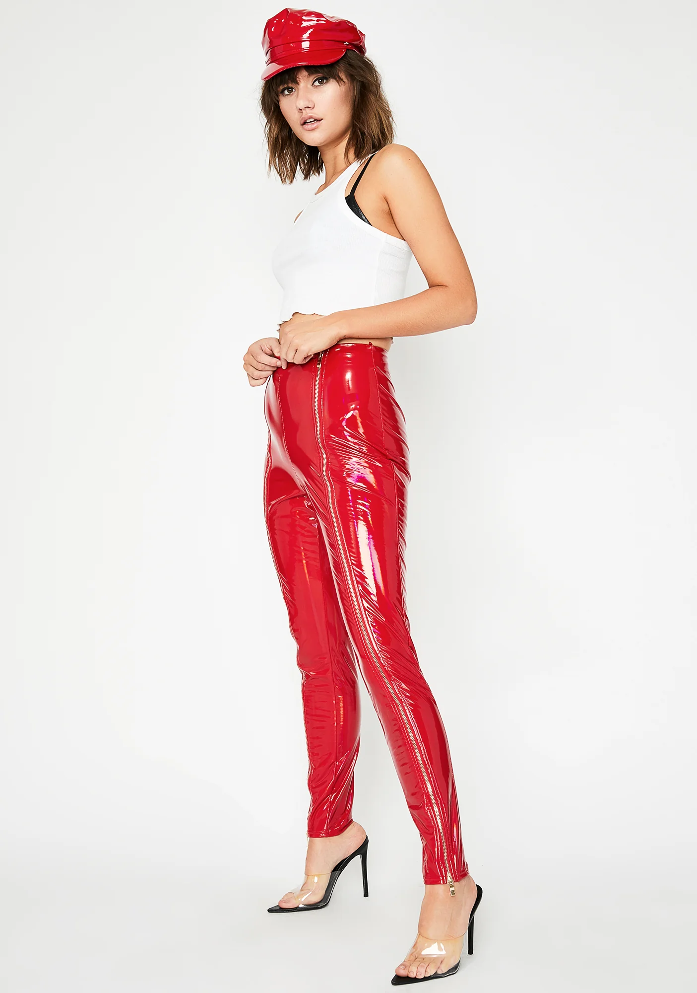 Scarlet Act Up Vinyl Pants - Image 2
