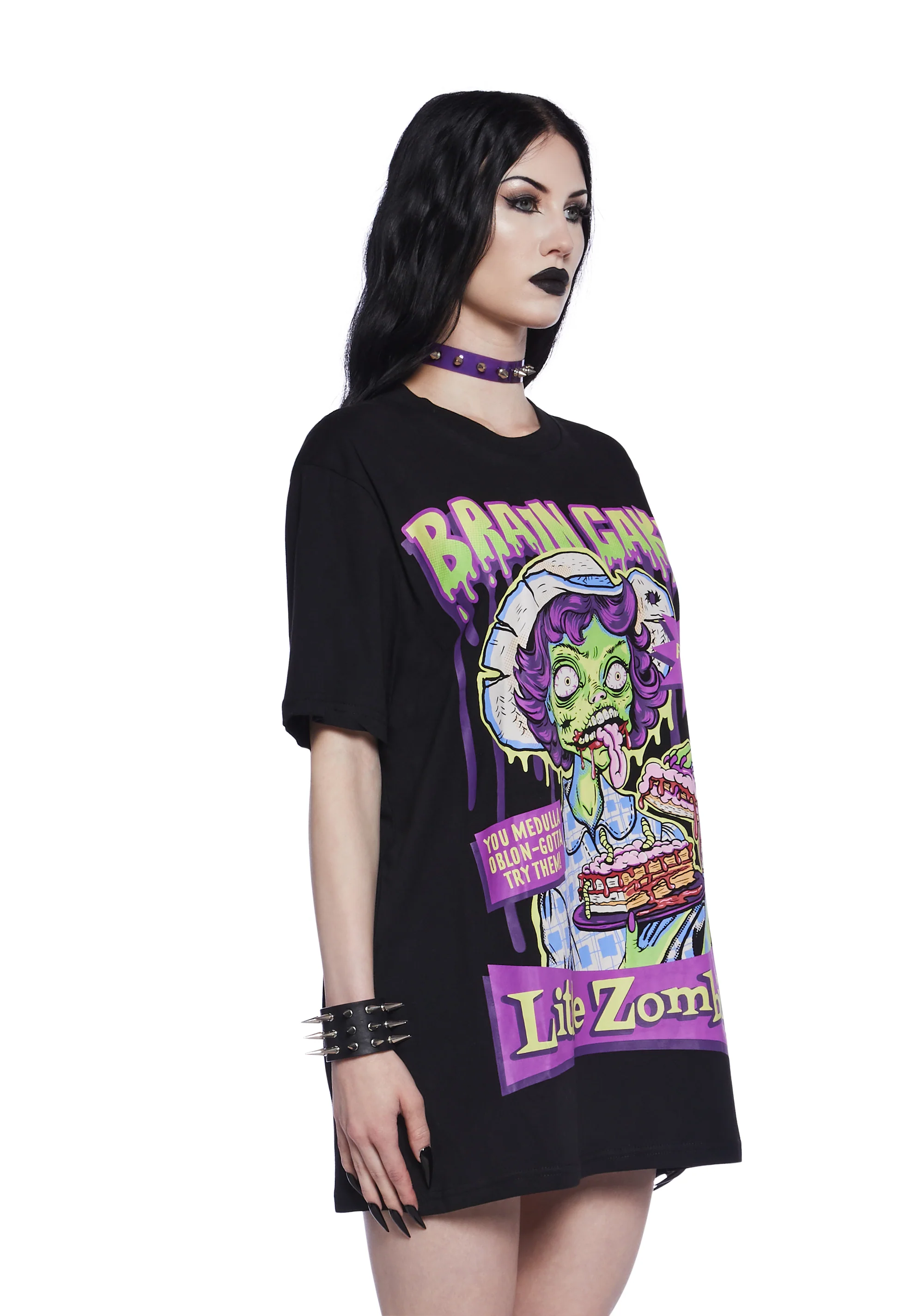 Brain Food Glow In The Dark Graphic Tee - Image 3