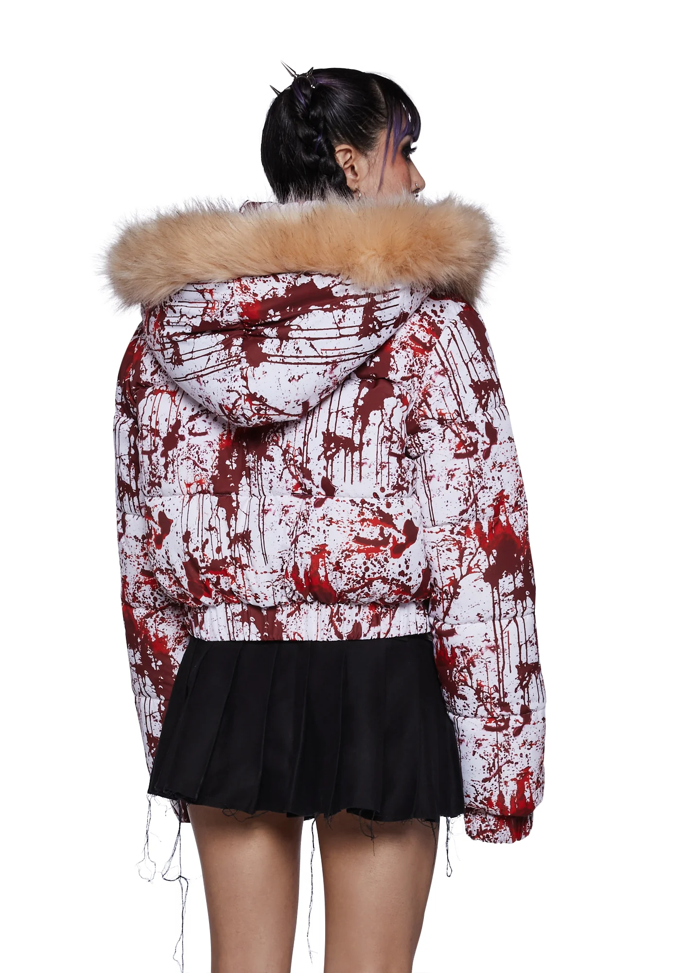 Scream Queen Puffer Jacket - Image 4