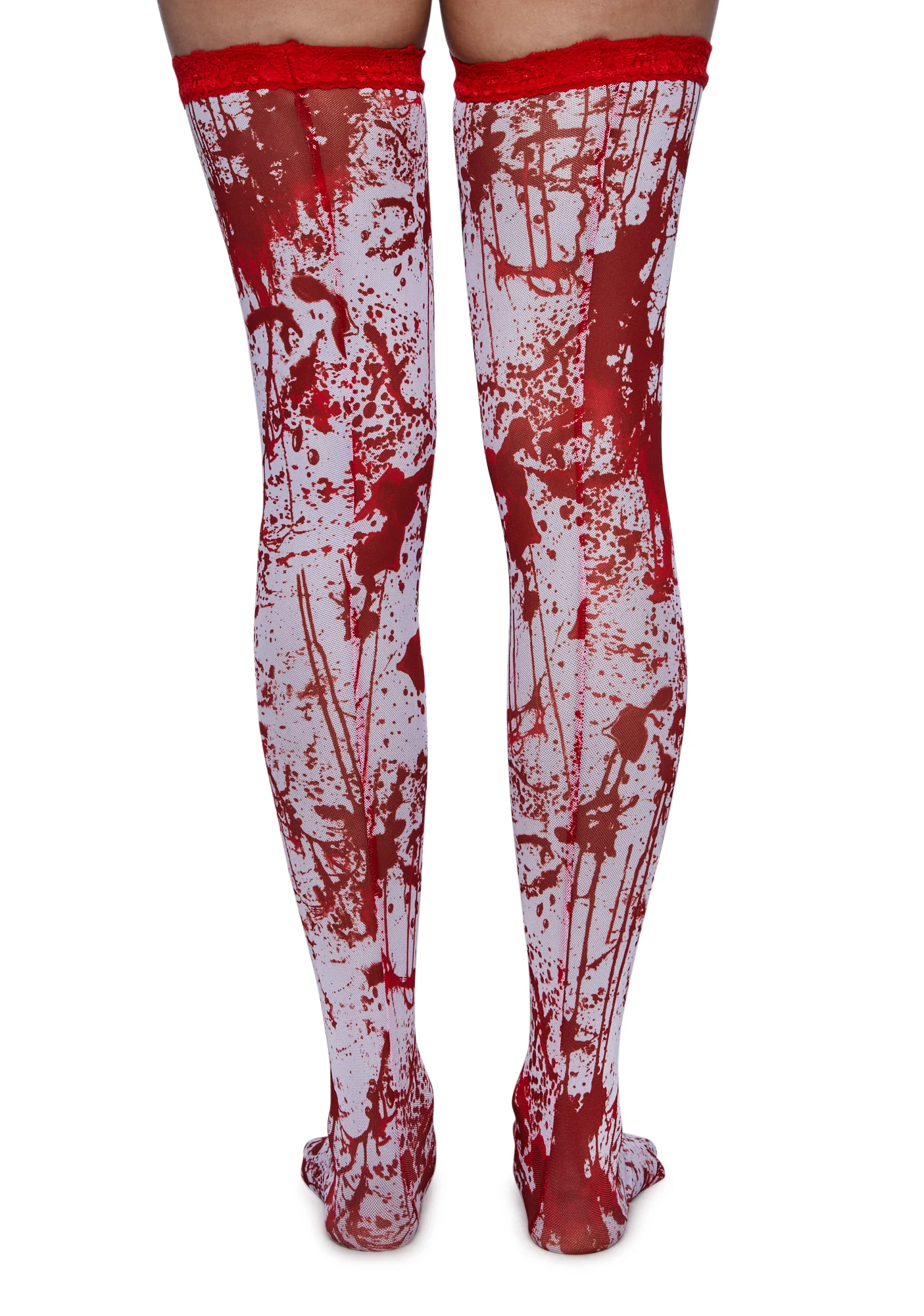 Scream Queen Thigh Highs Socks - Image 3