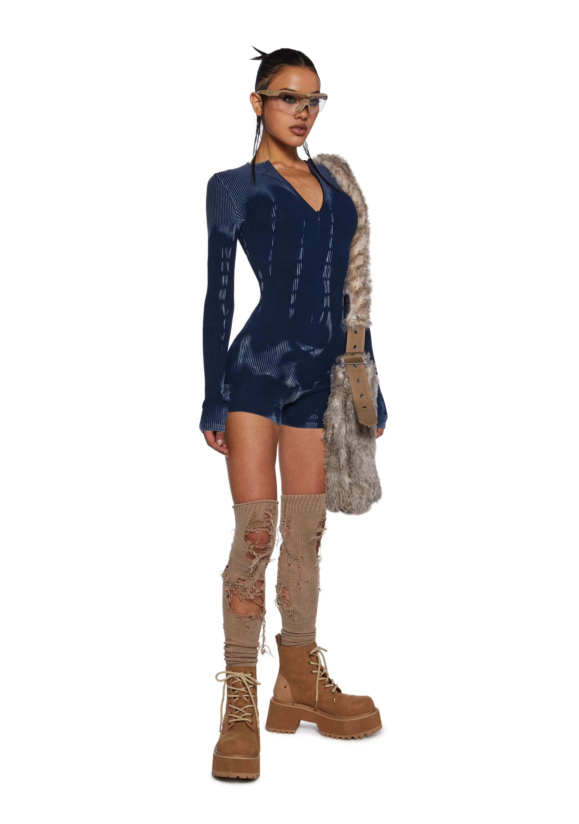 Secret Club Tie Dye Romper - Image 6