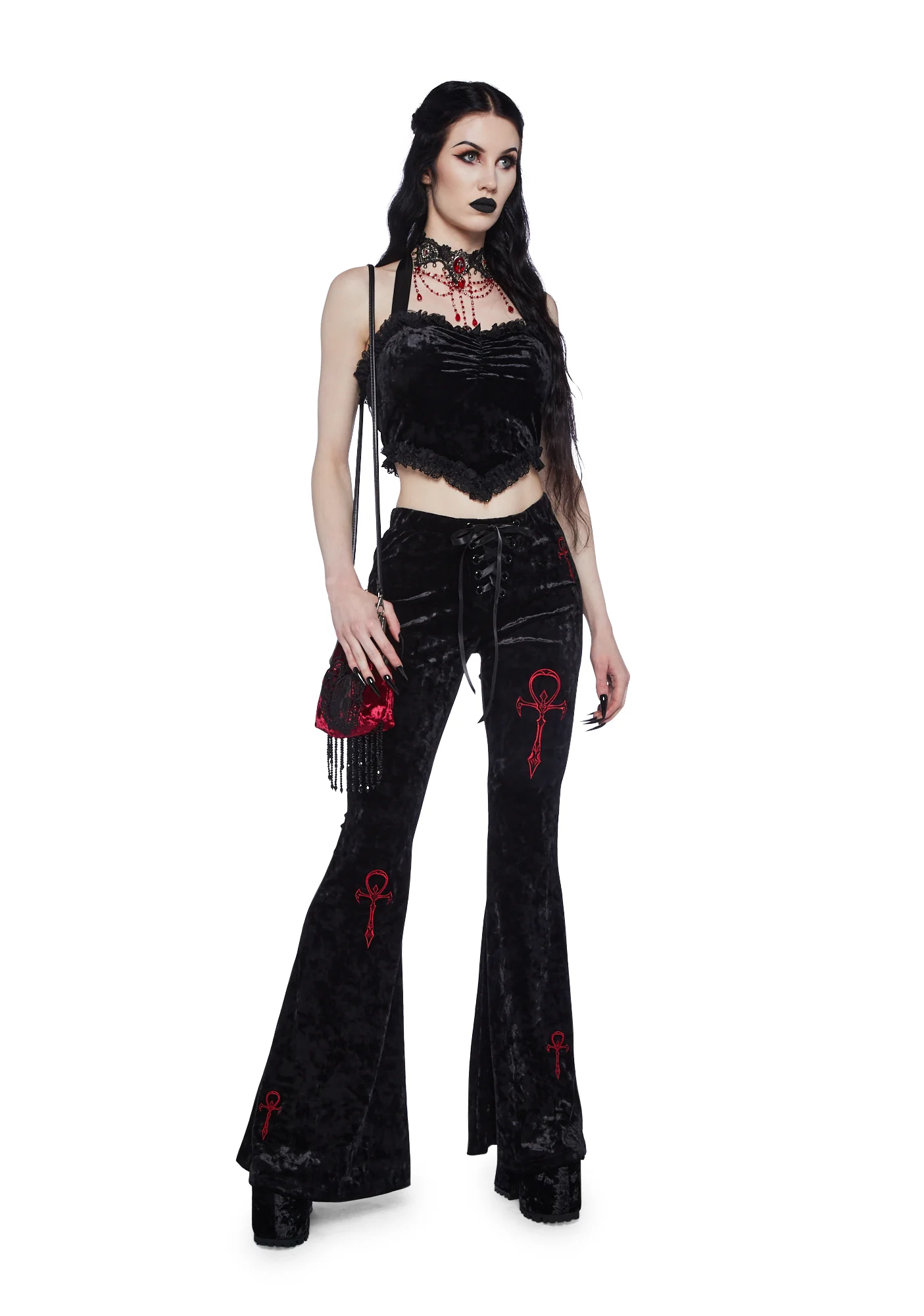 Secret Shadow Velvet Pants - Image 2