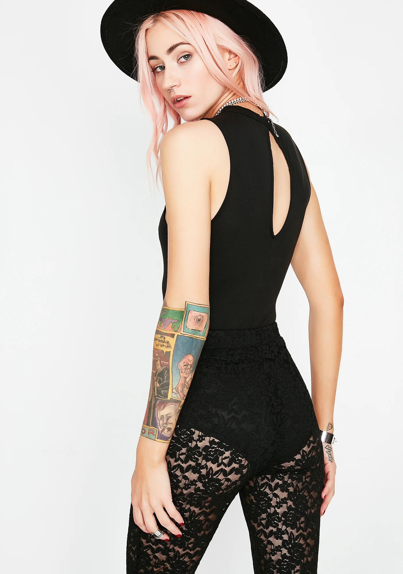 See All Evil Lace Jumpsuit - Image 4