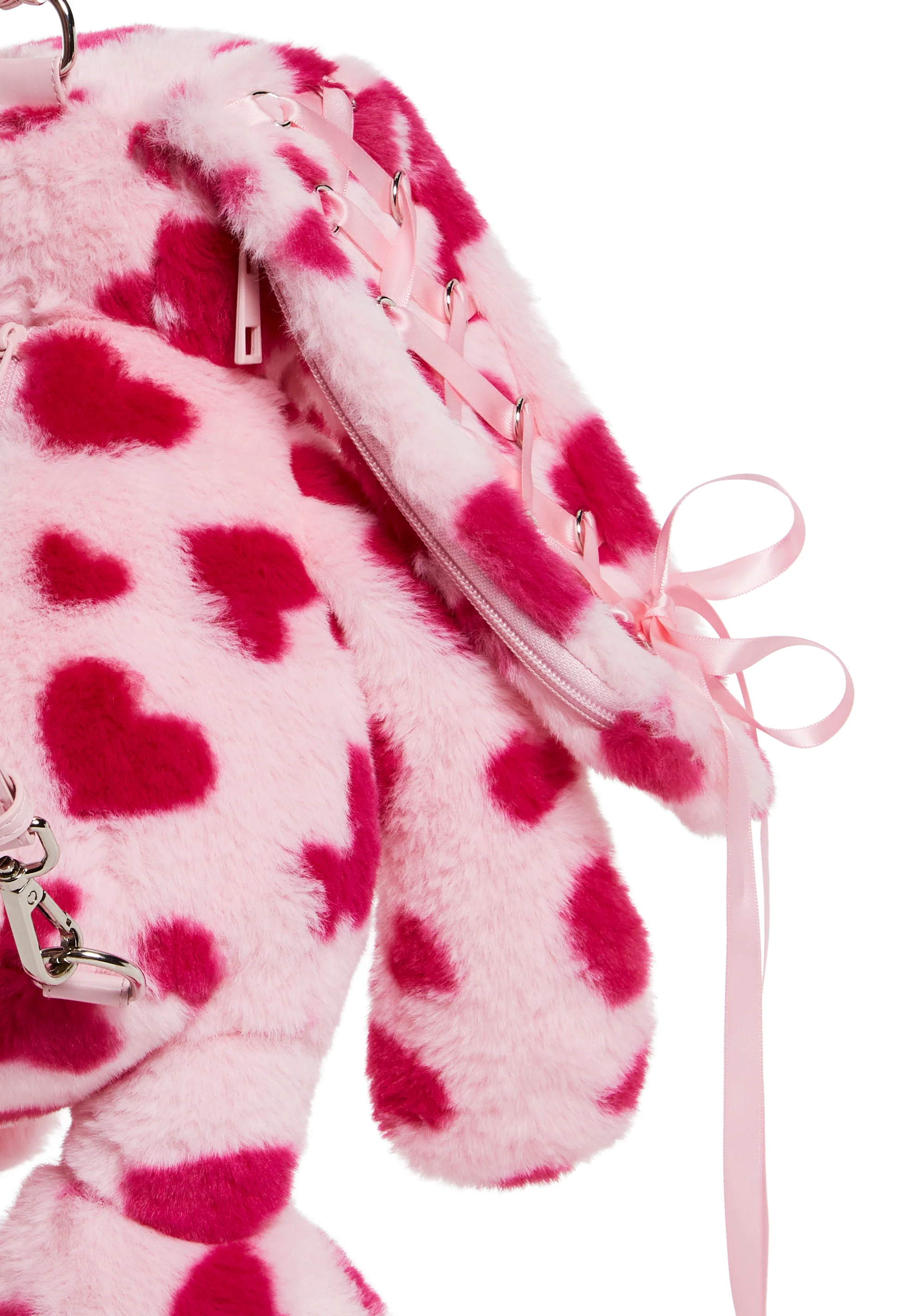Seeing Hearts Bunny Plush Backpack - Image 6