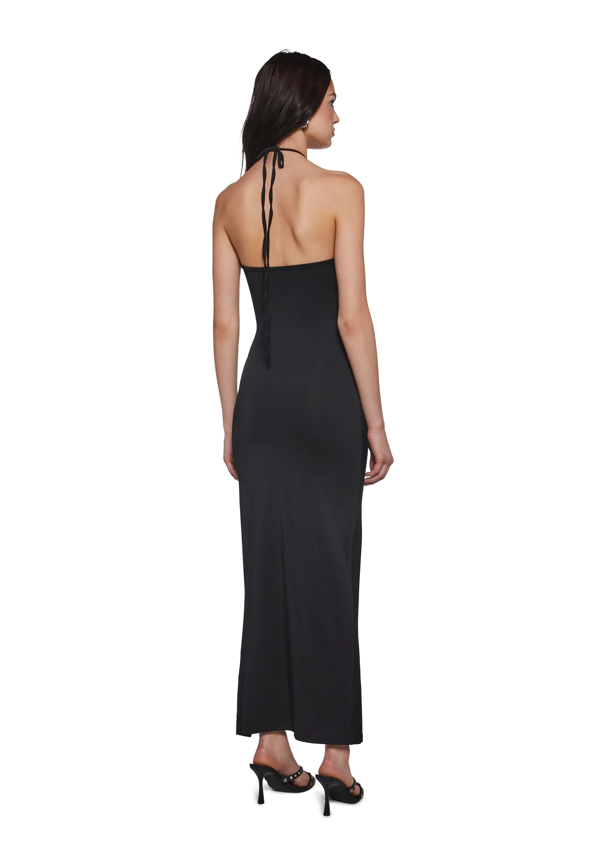 Sensual Mood Maxi Dress - Black - Image 4