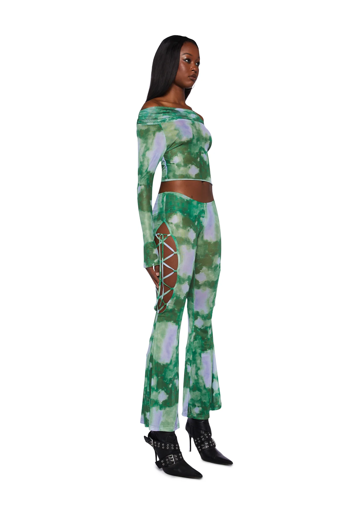 Serene Scene Pants Set - Image 9