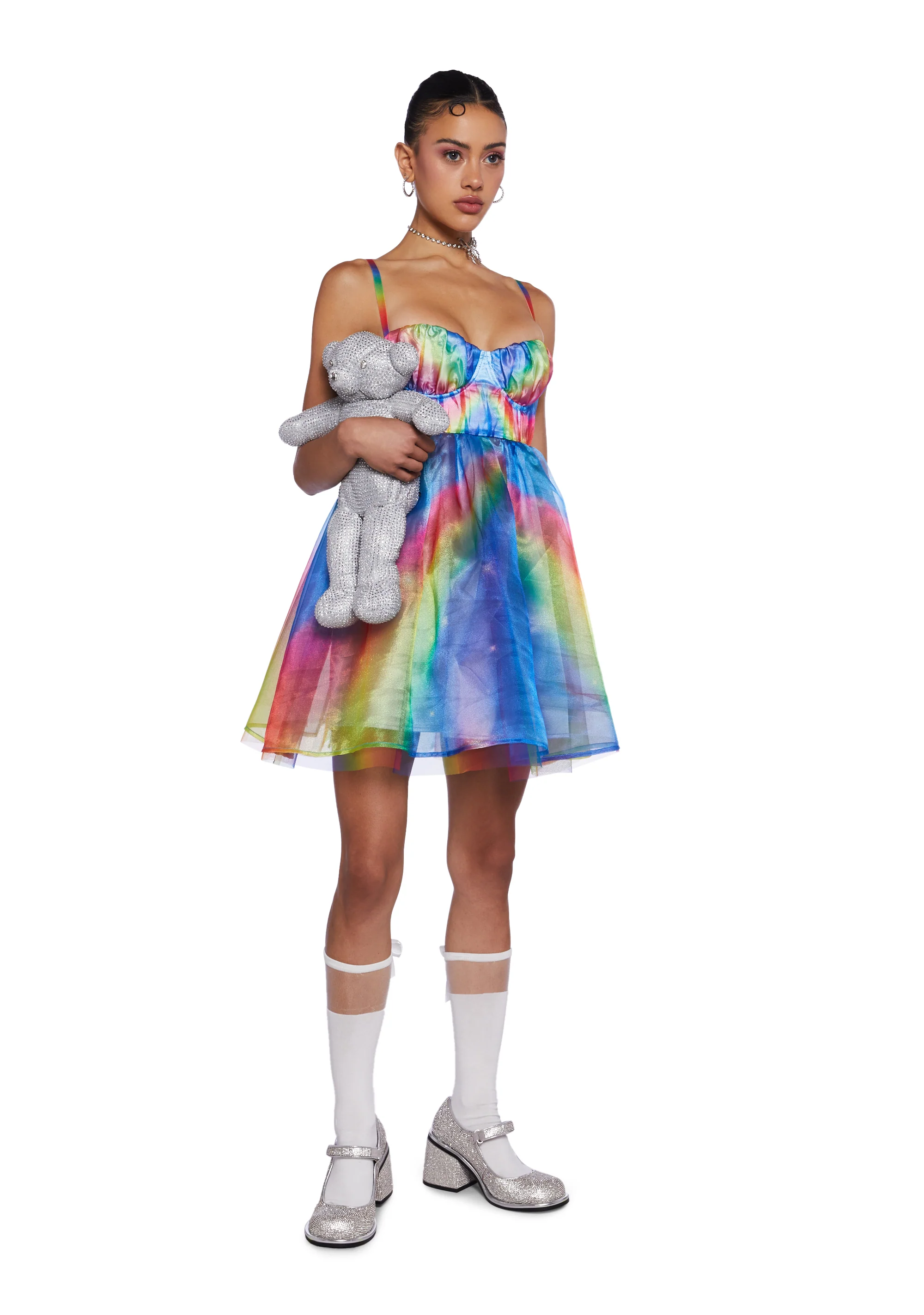 Serenity Rainbow Mini Dress - Image 2