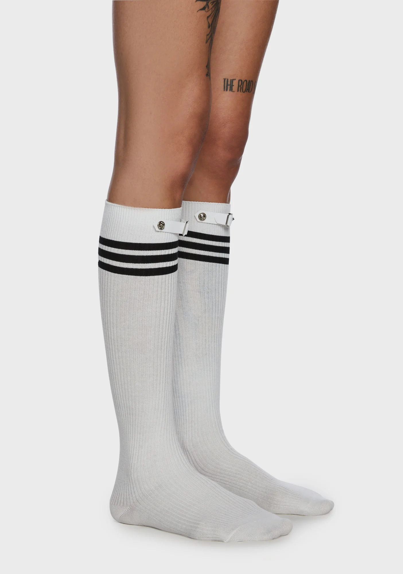 Serious Business Knee-High Socks - White - Image 2