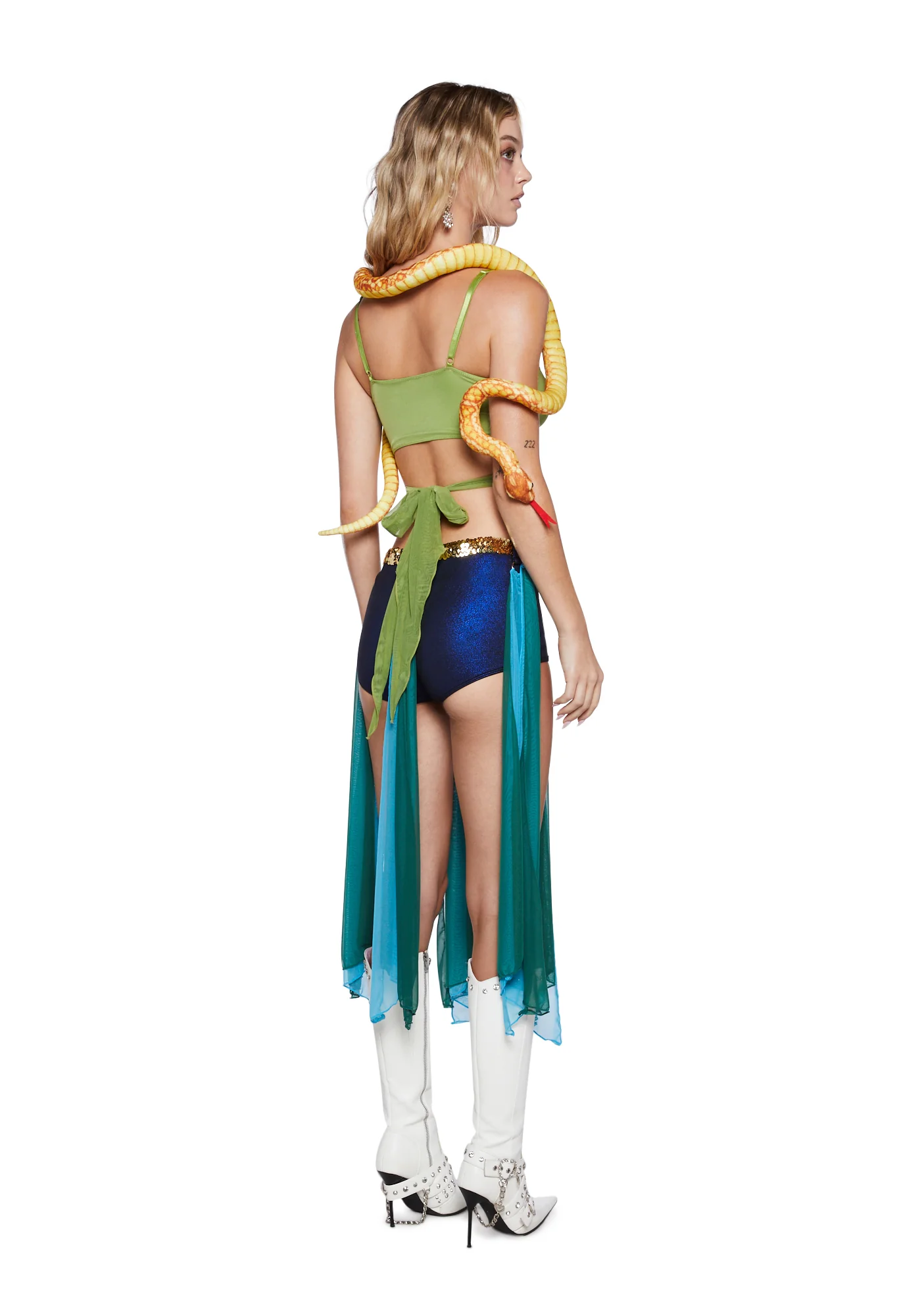 Servin' Snake Charmer Costume Set - Image 4