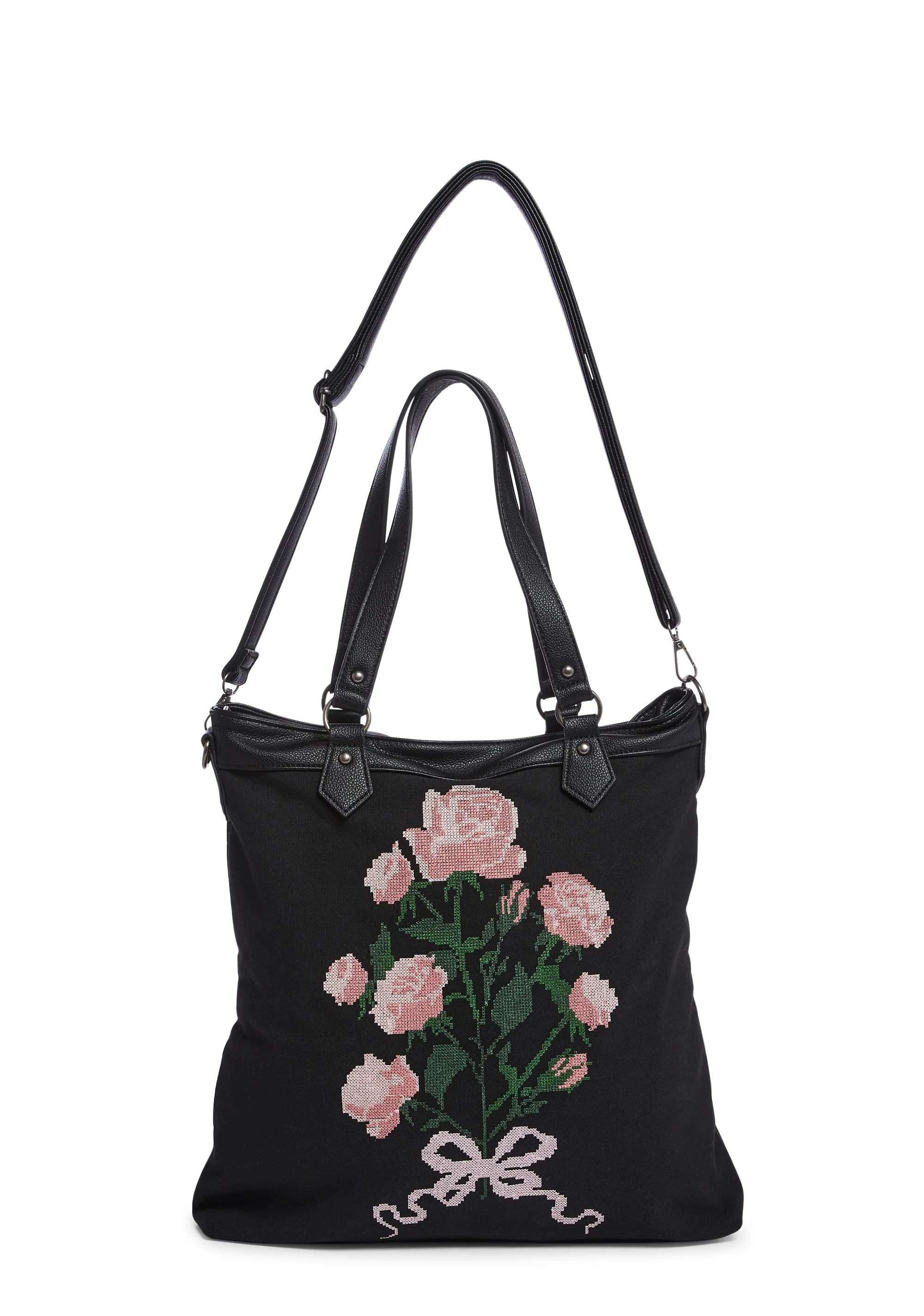 Shadow Bloom Tote Bag - Image 5