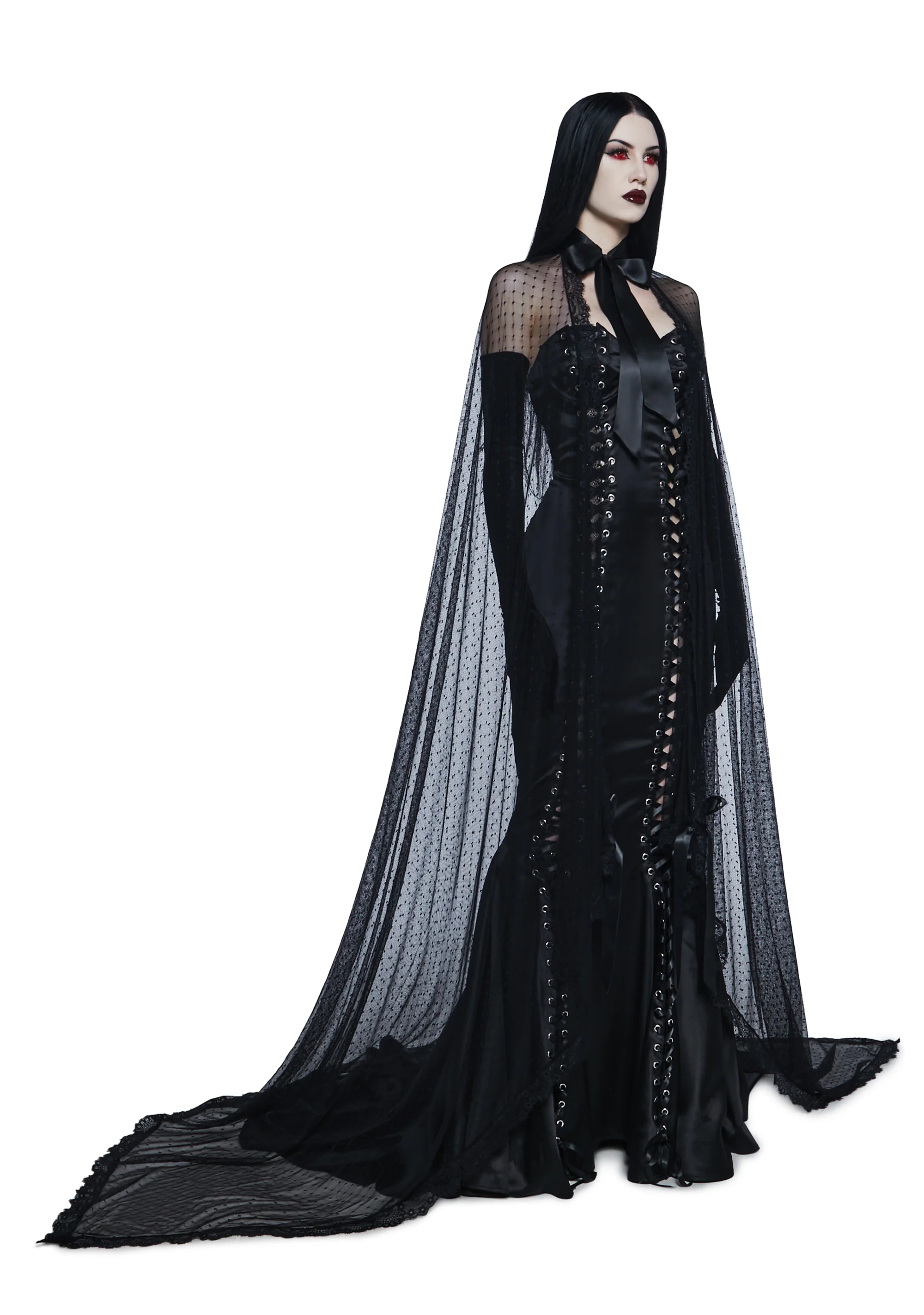 Shadowed Aura Mesh Cape - Image 5