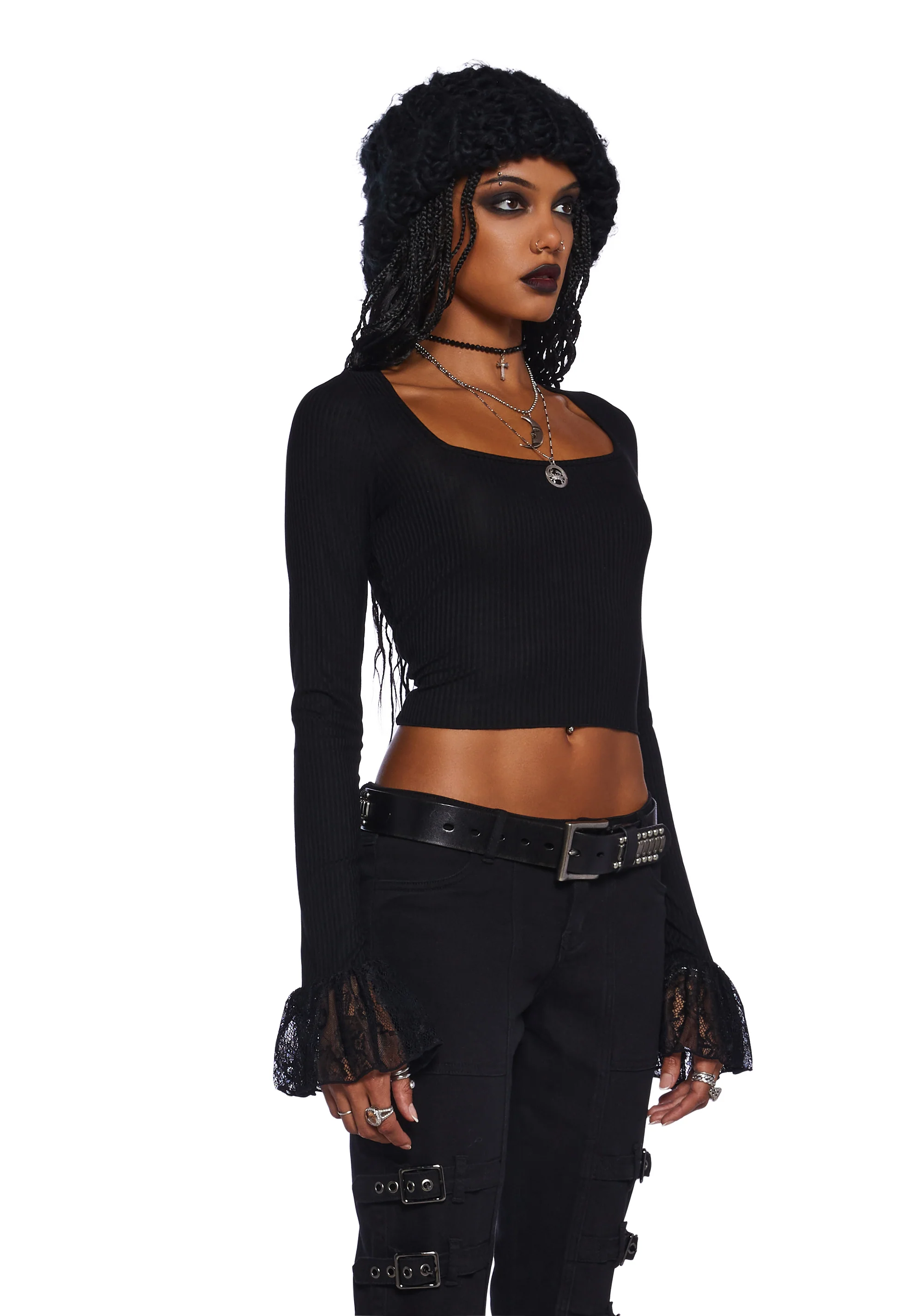Shadowed Heart Long Sleeve Top - Image 3