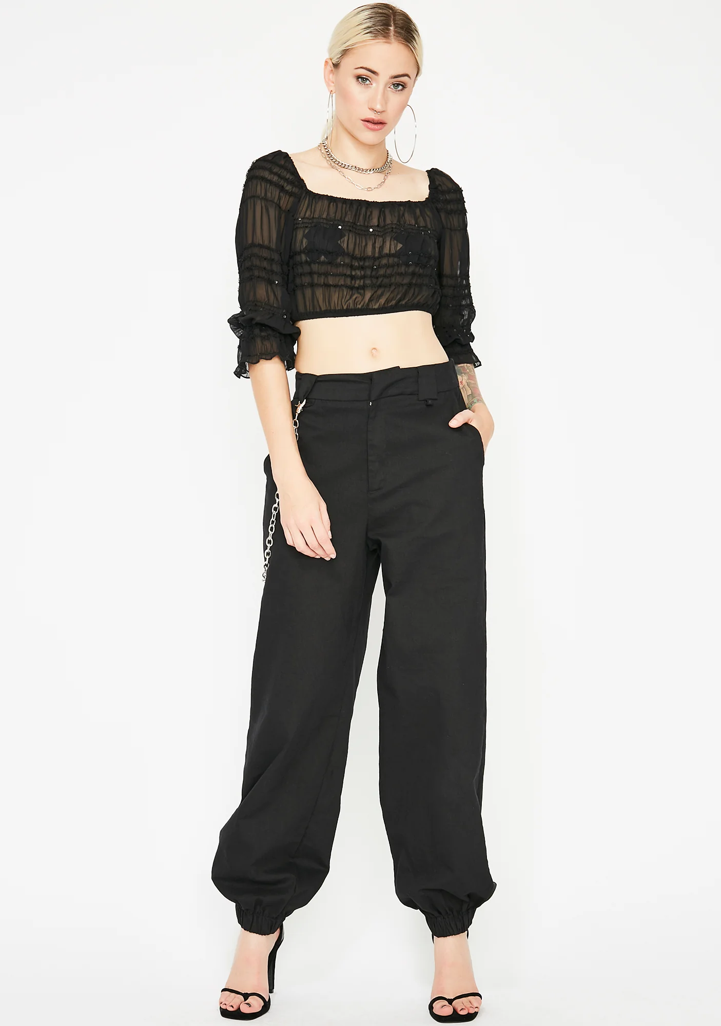 Shady Woman Sheer Top - Image 4