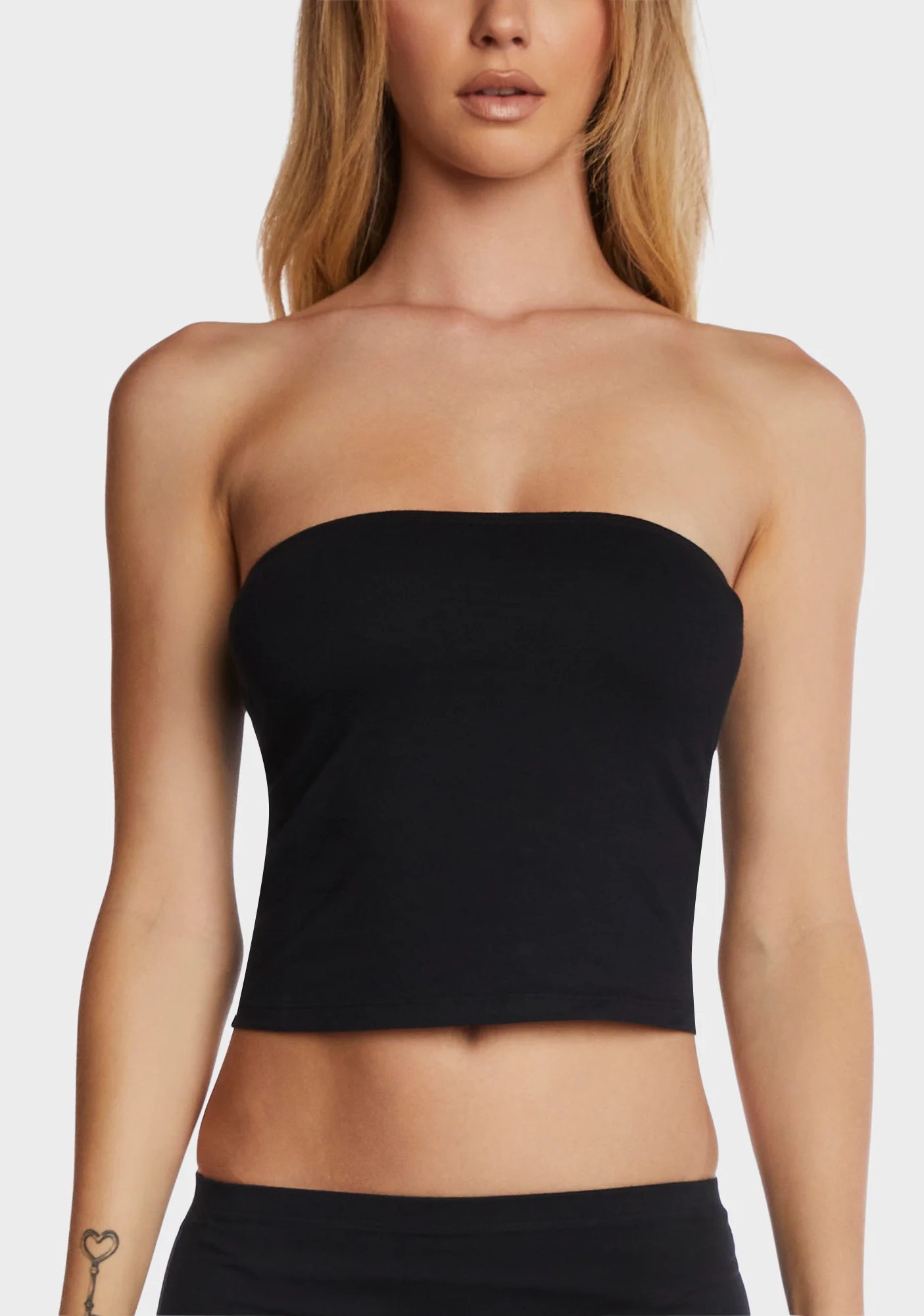 Shae Bandeau Top - Black - Image 2