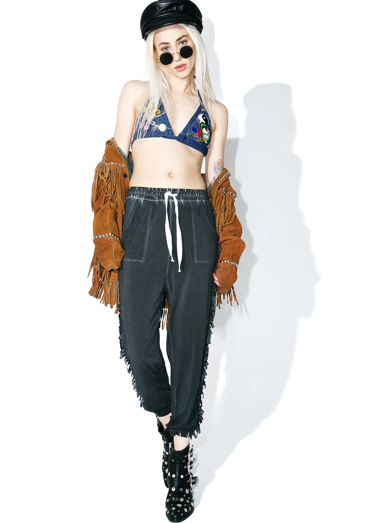 Shakedown Fringed Pants - Image 2