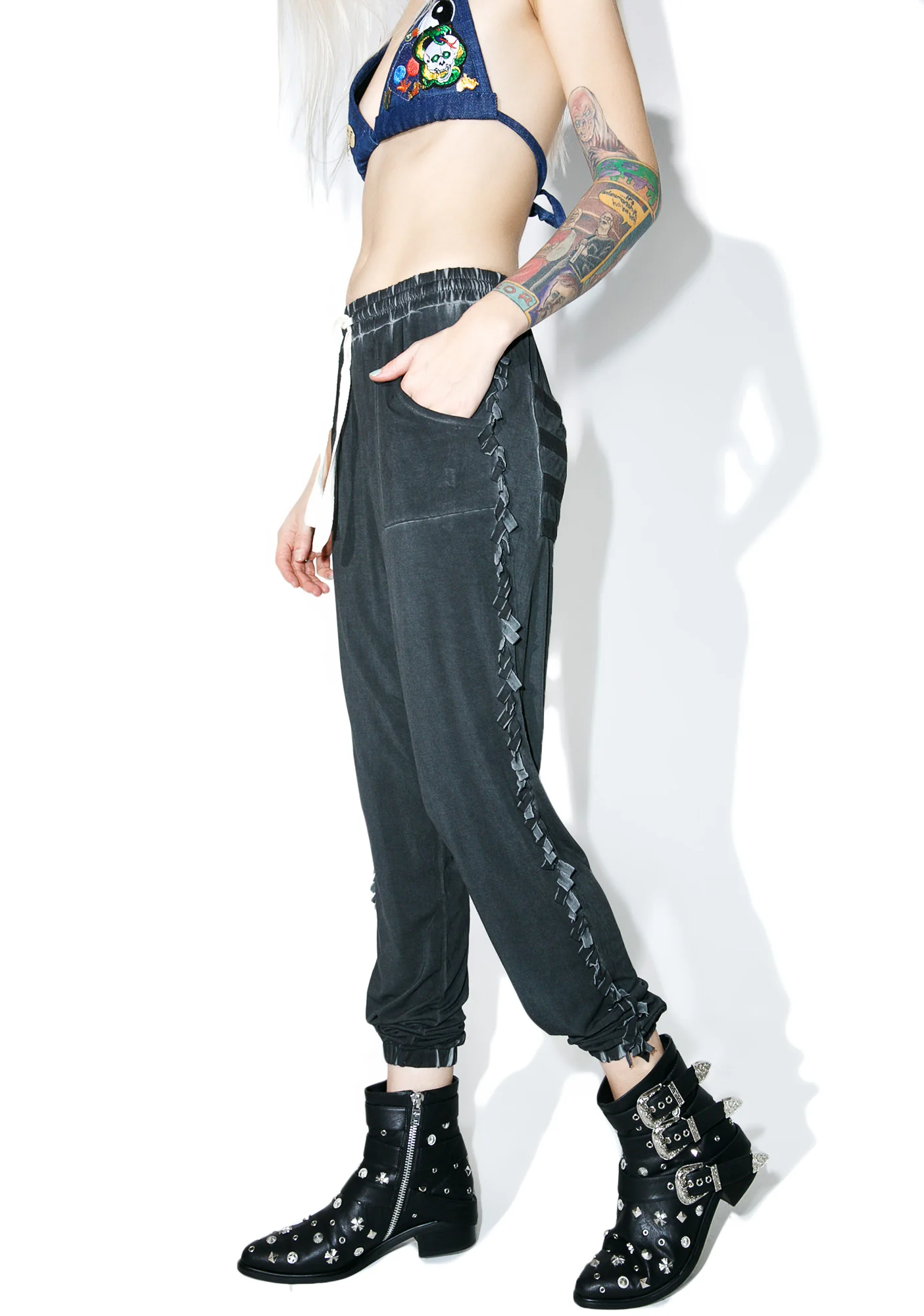 Shakedown Fringed Pants - Image 3
