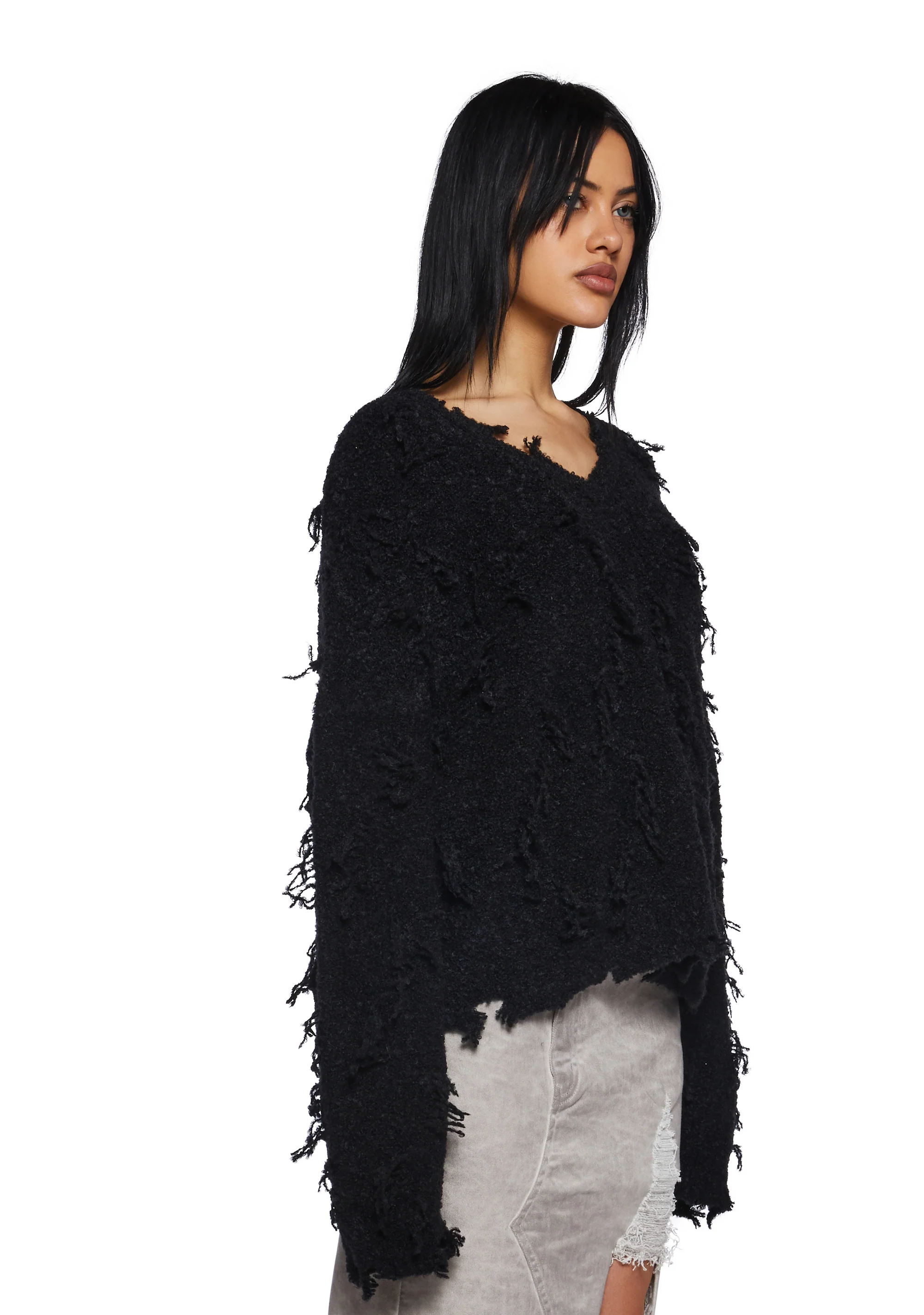 Shambles Boucle Knit Sweater - Image 3