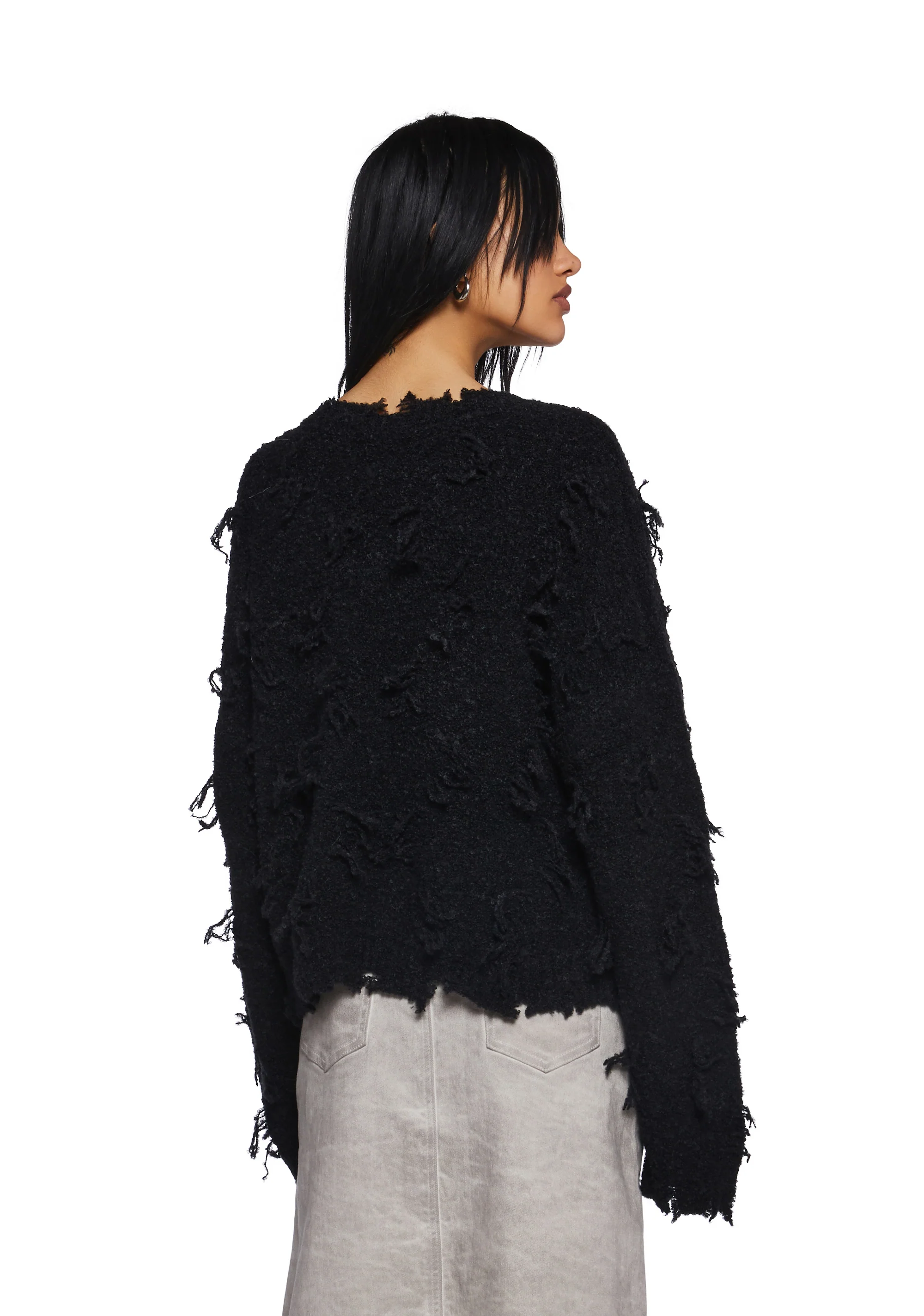Shambles Boucle Knit Sweater - Image 4