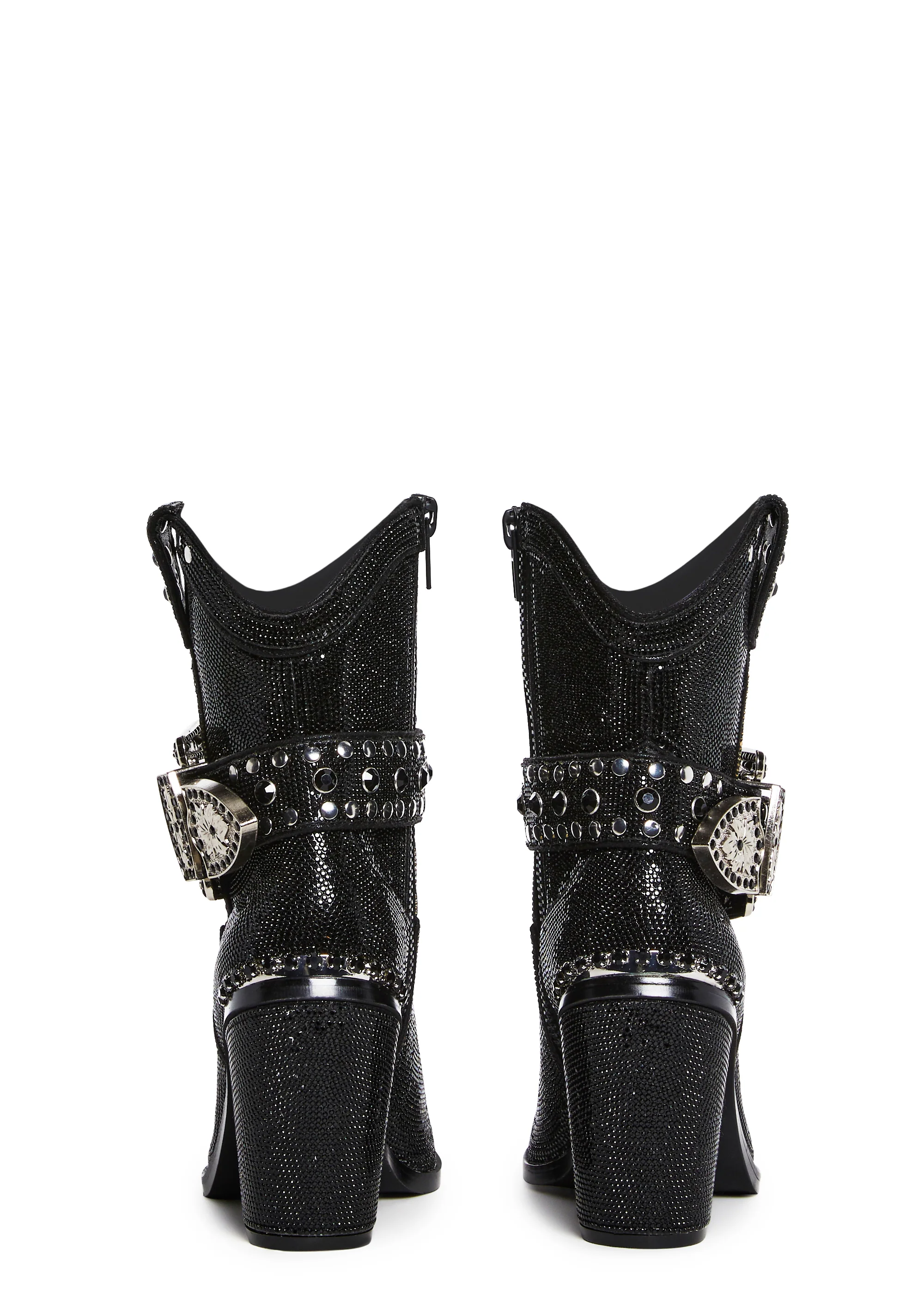 Sharp Sheriff Shine Cowboy Boots - Black - Image 4