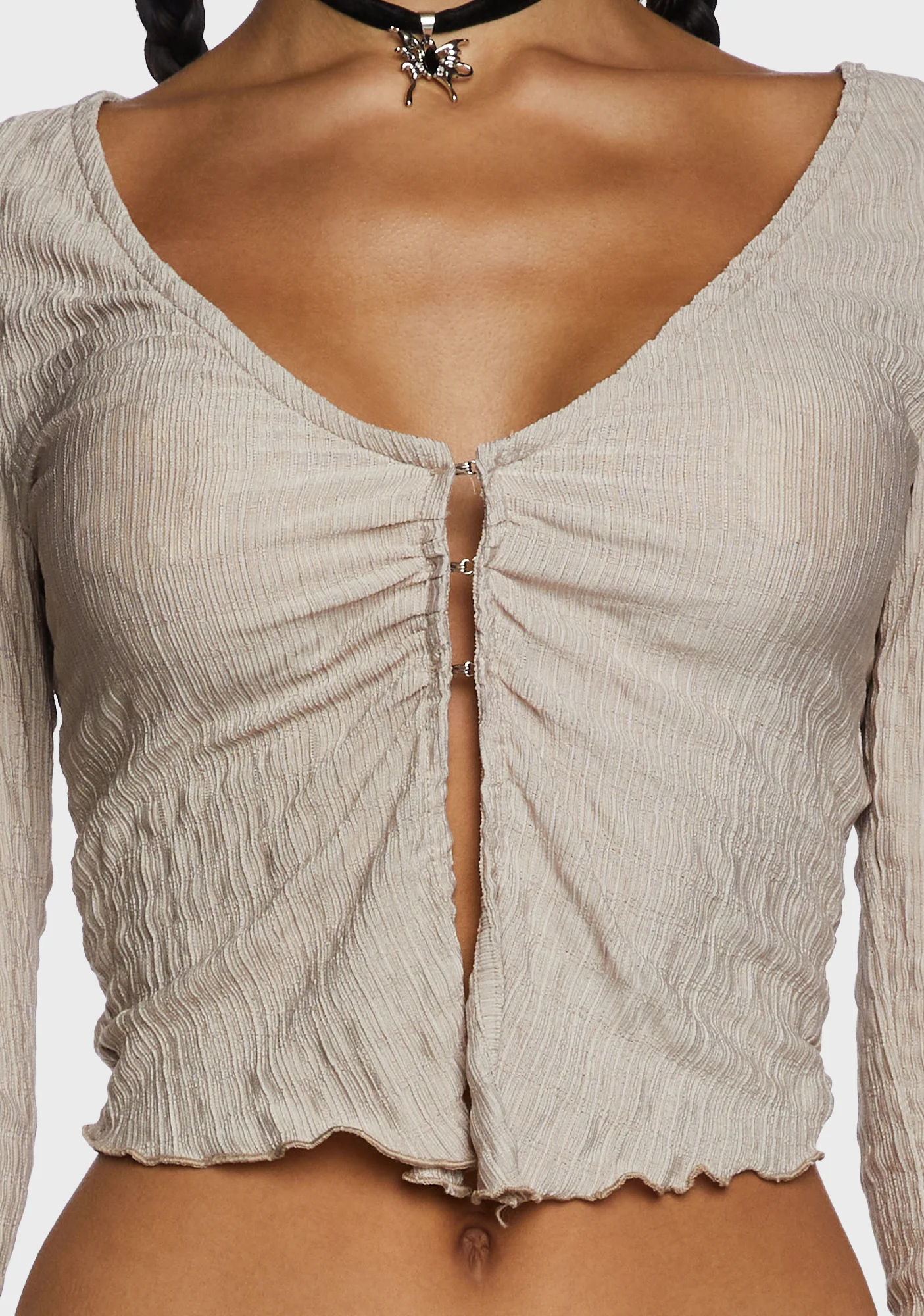 Shea Textured Split Top - Image 2