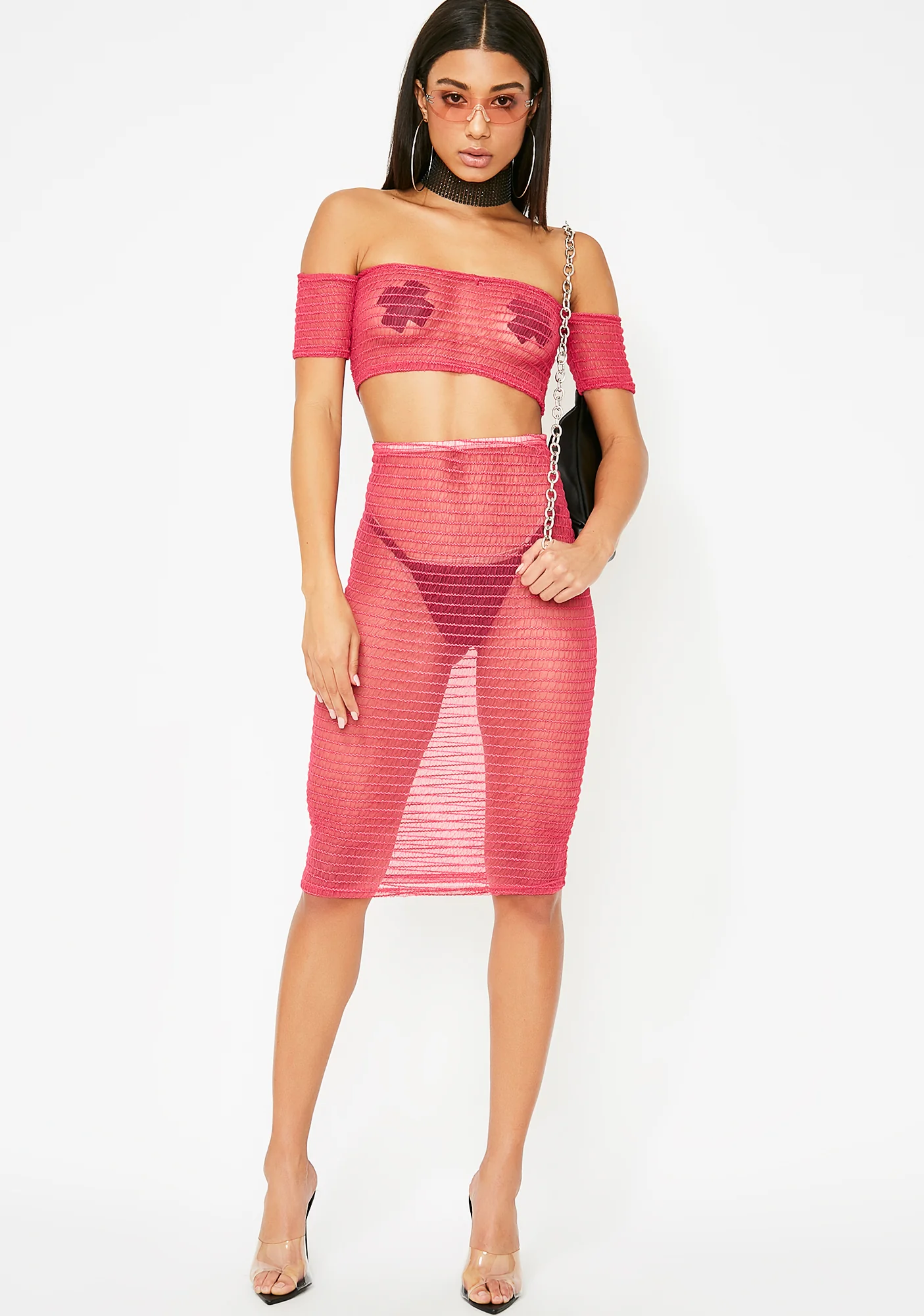 Sheer Joy Skirt Set - Image 3