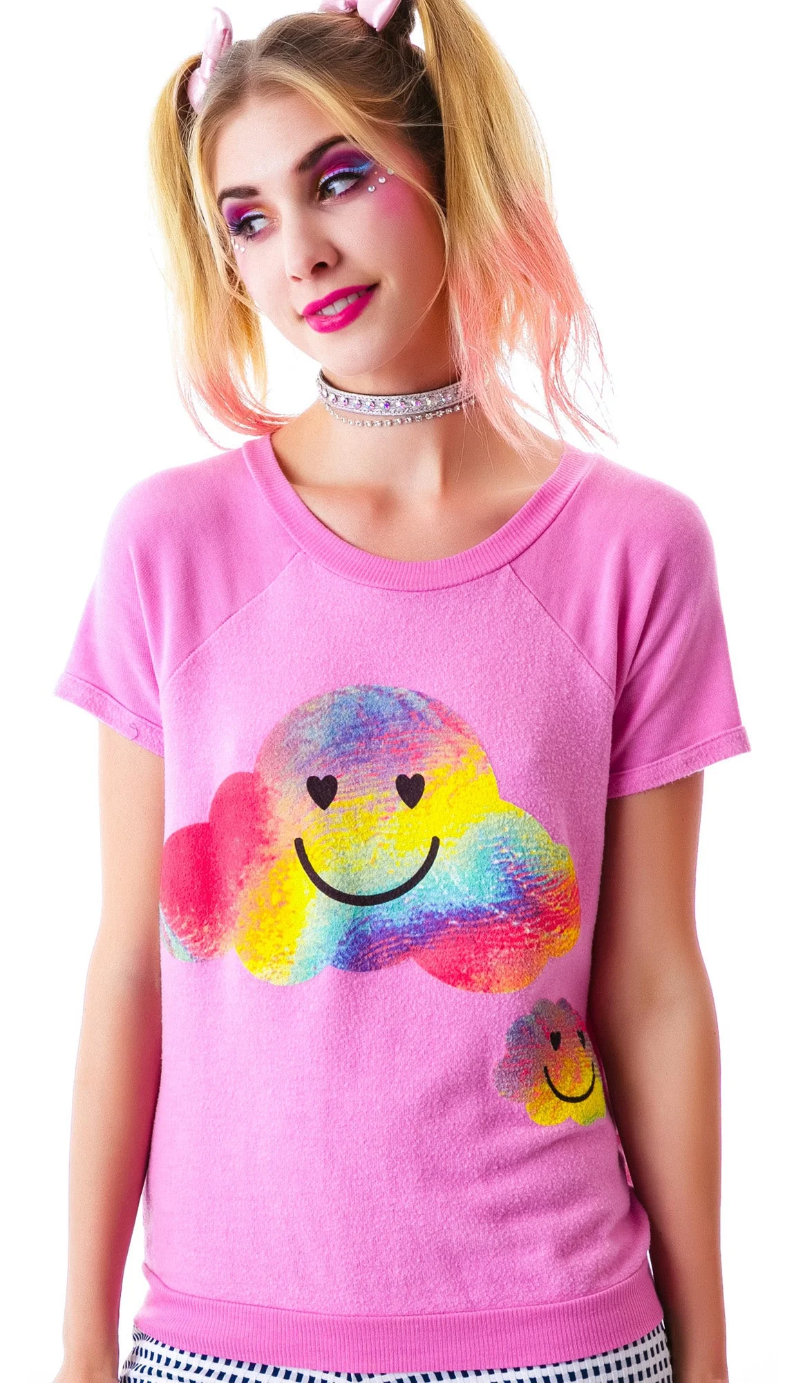 Sherbert Clouds Camden Top - Pink - Image 8