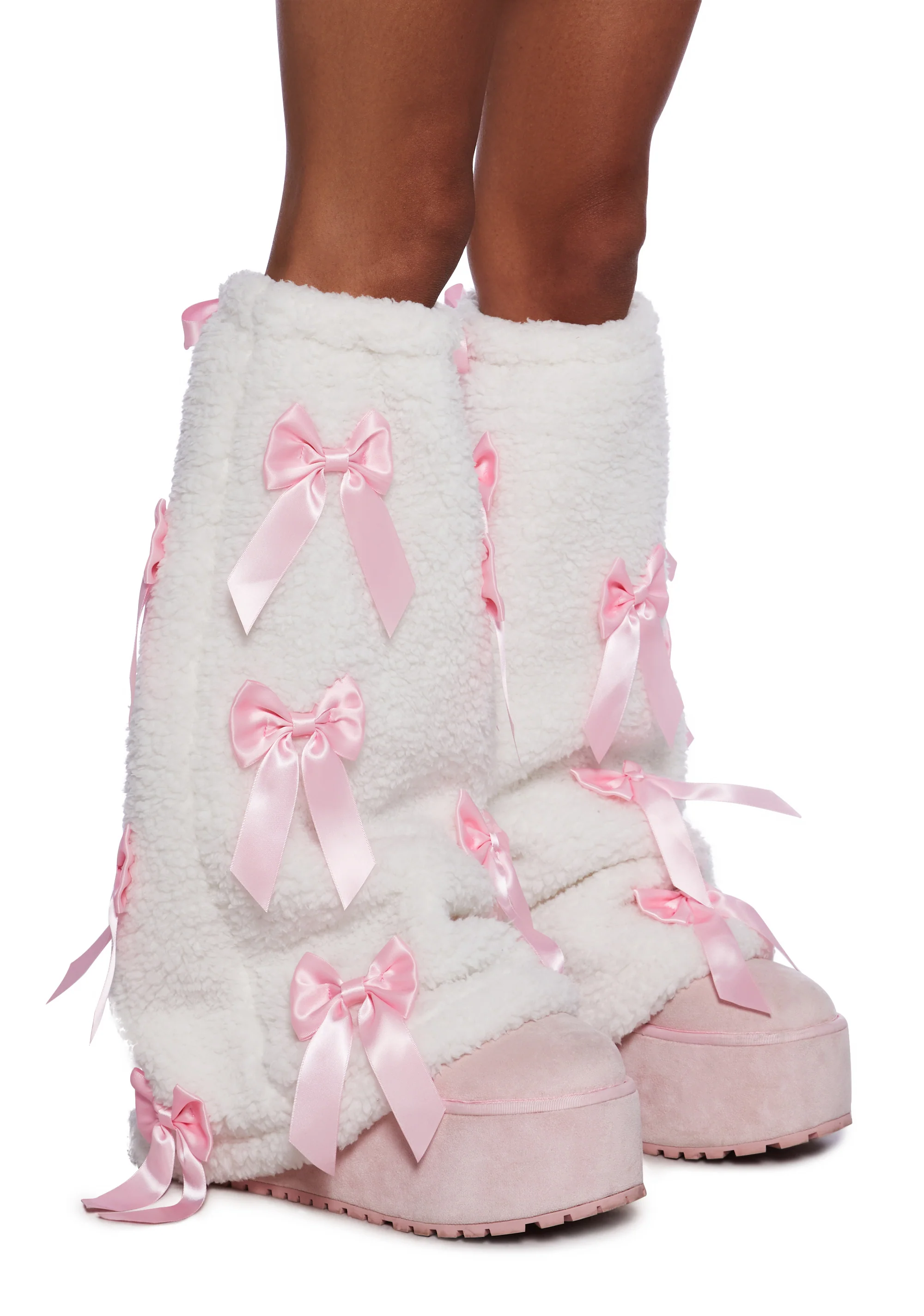 Cuddly Sheep Leg Warmers - Image 2