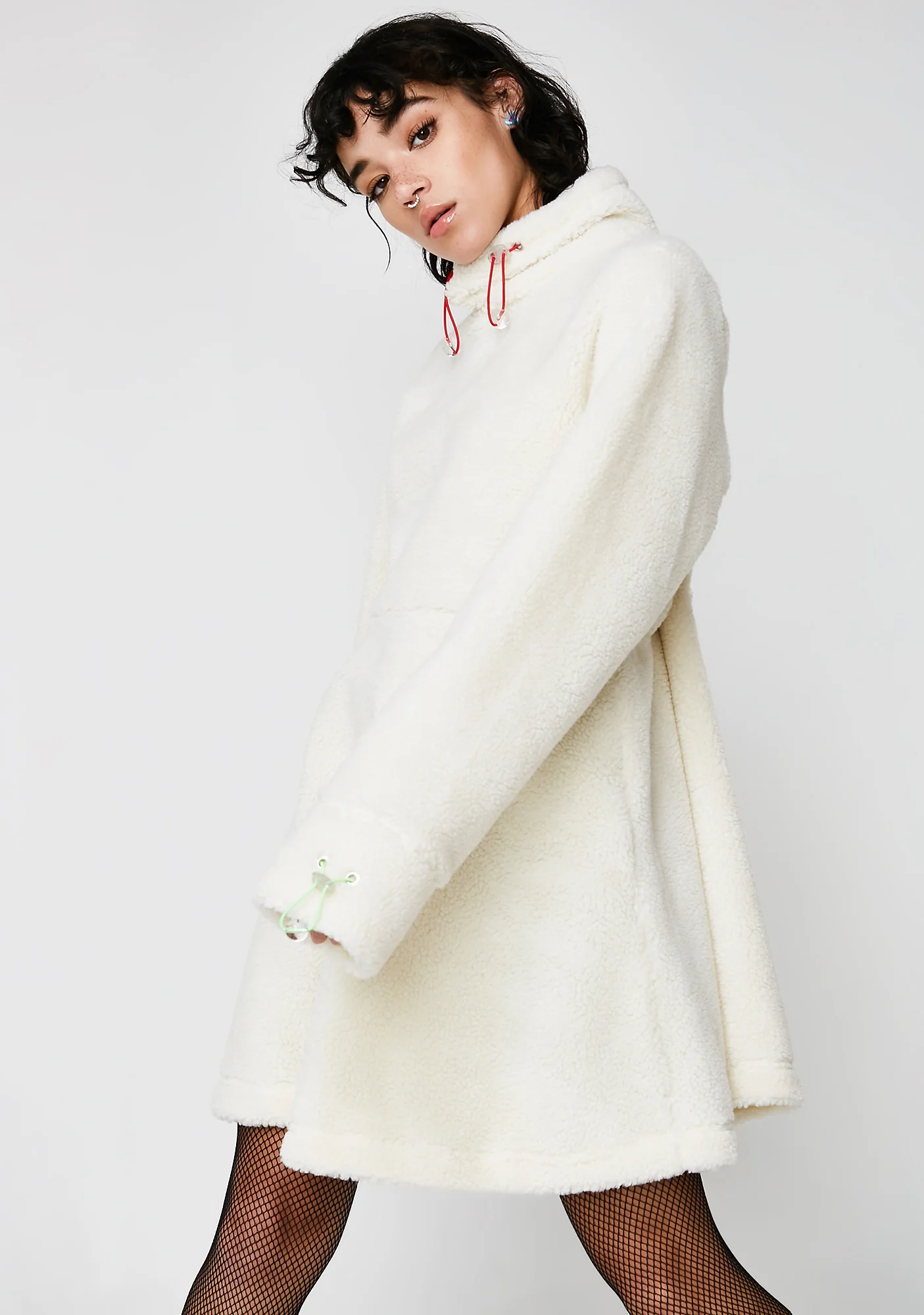 Sherpa Fleece Dress - Image 2