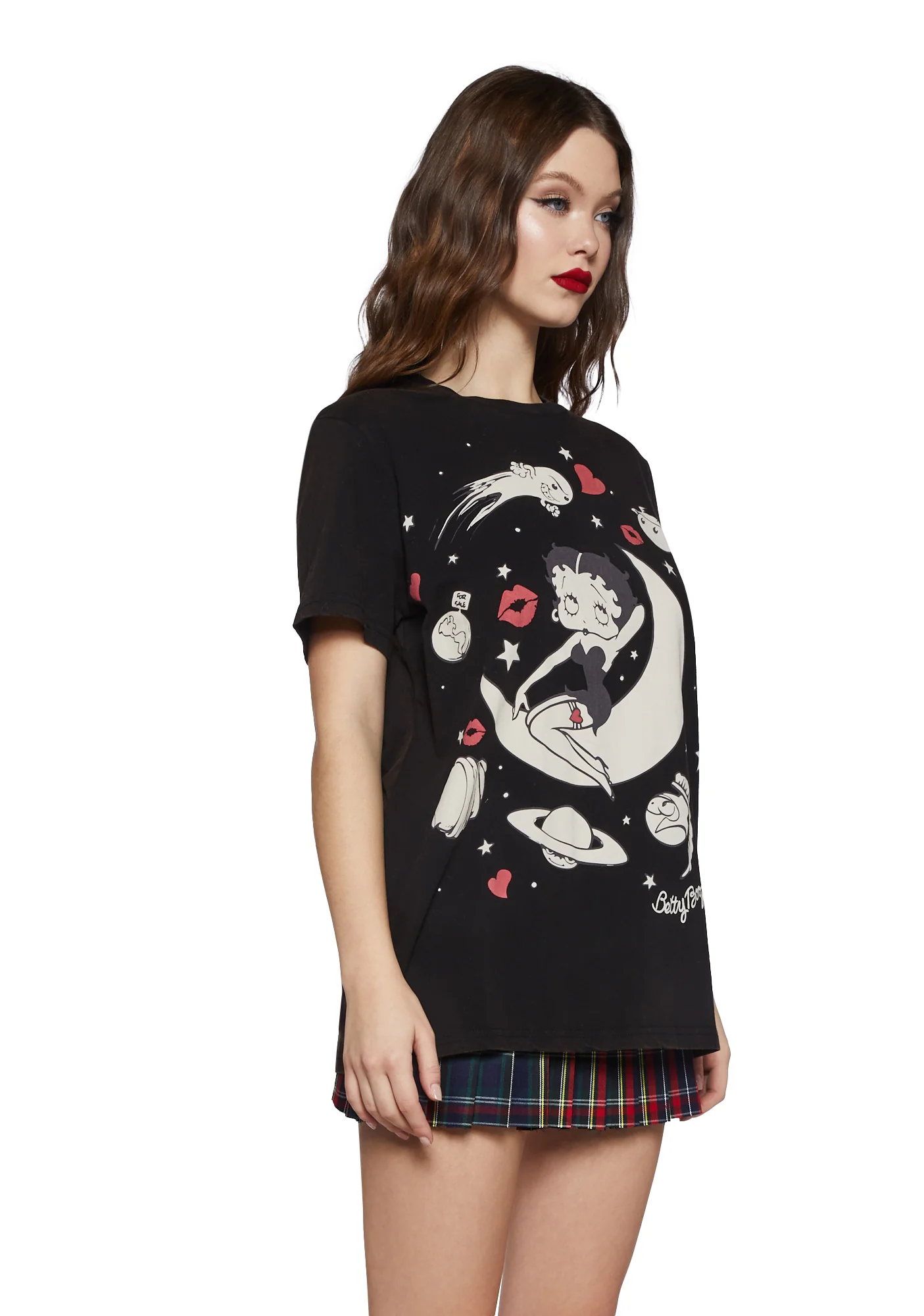 She's Got The World Oversized Tee - Image 3