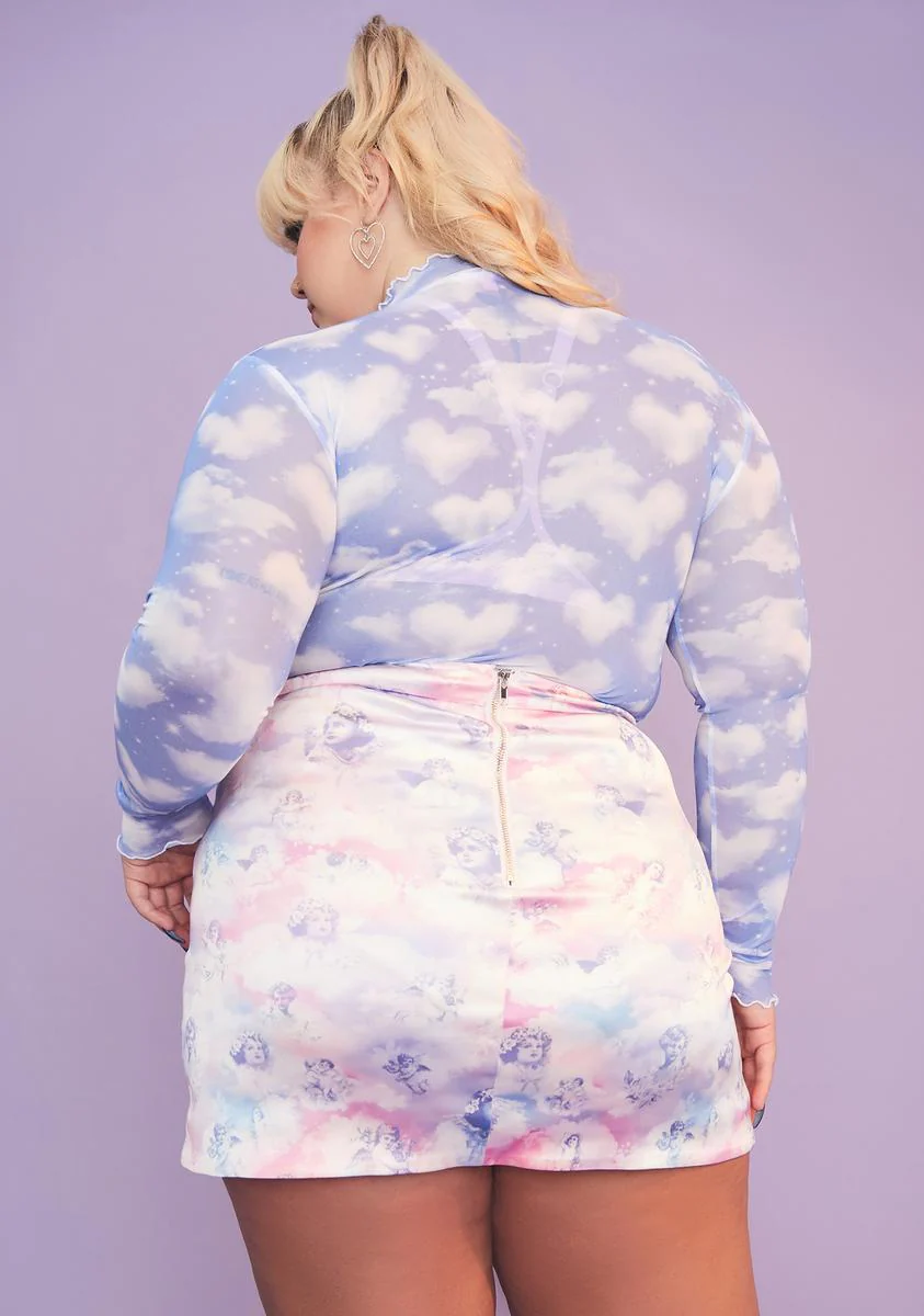 She's On Cloud Nine Mini Skirt - Image 4