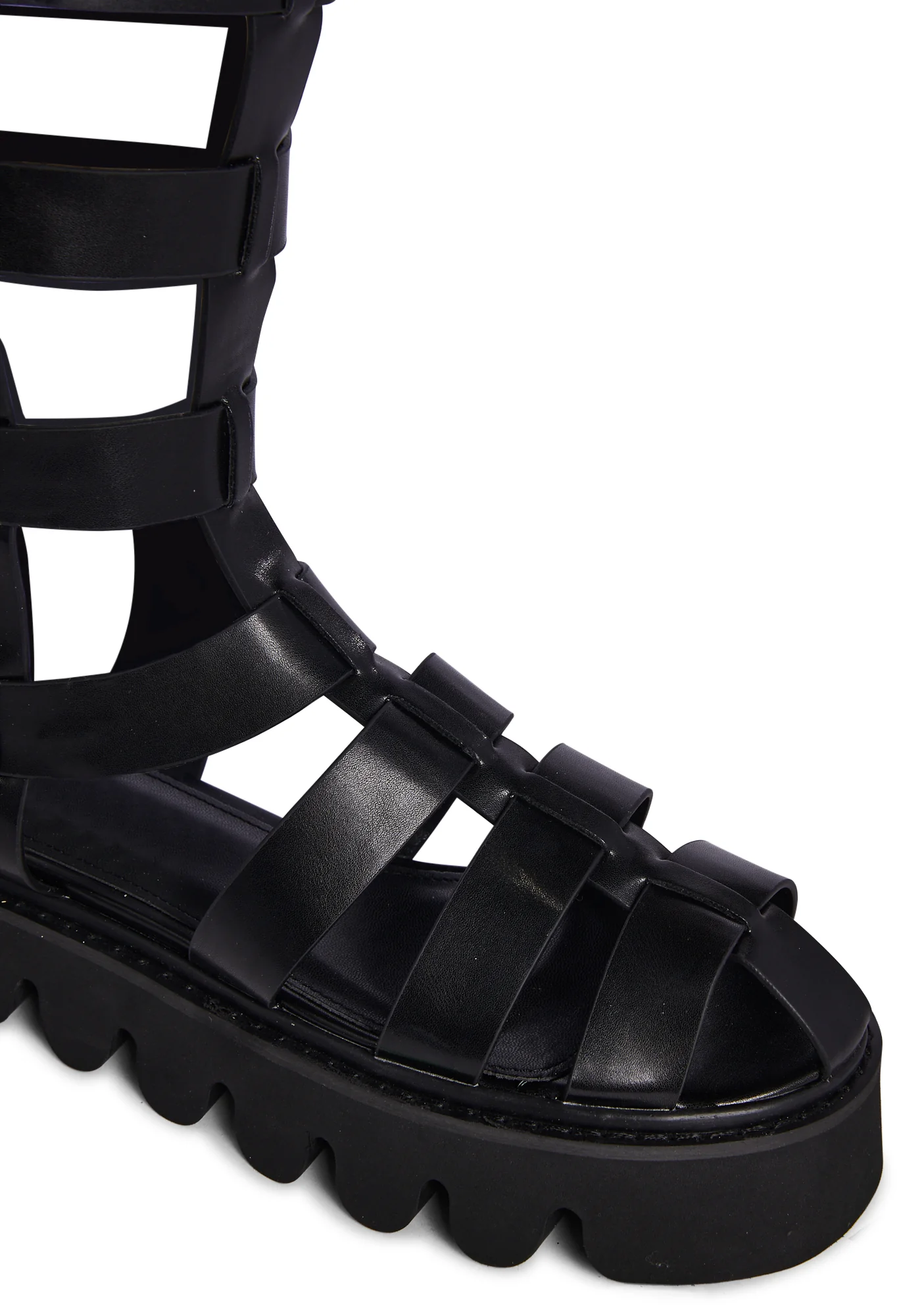 Shiloh Gladiator Sandals- Black - Image 2
