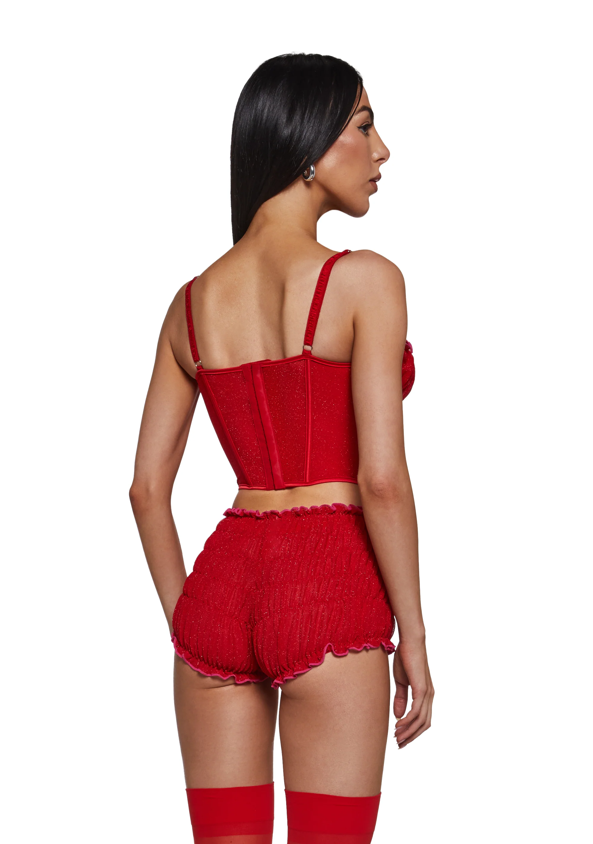 Shimmer Nights Bustier Lingerie Set - Image 4